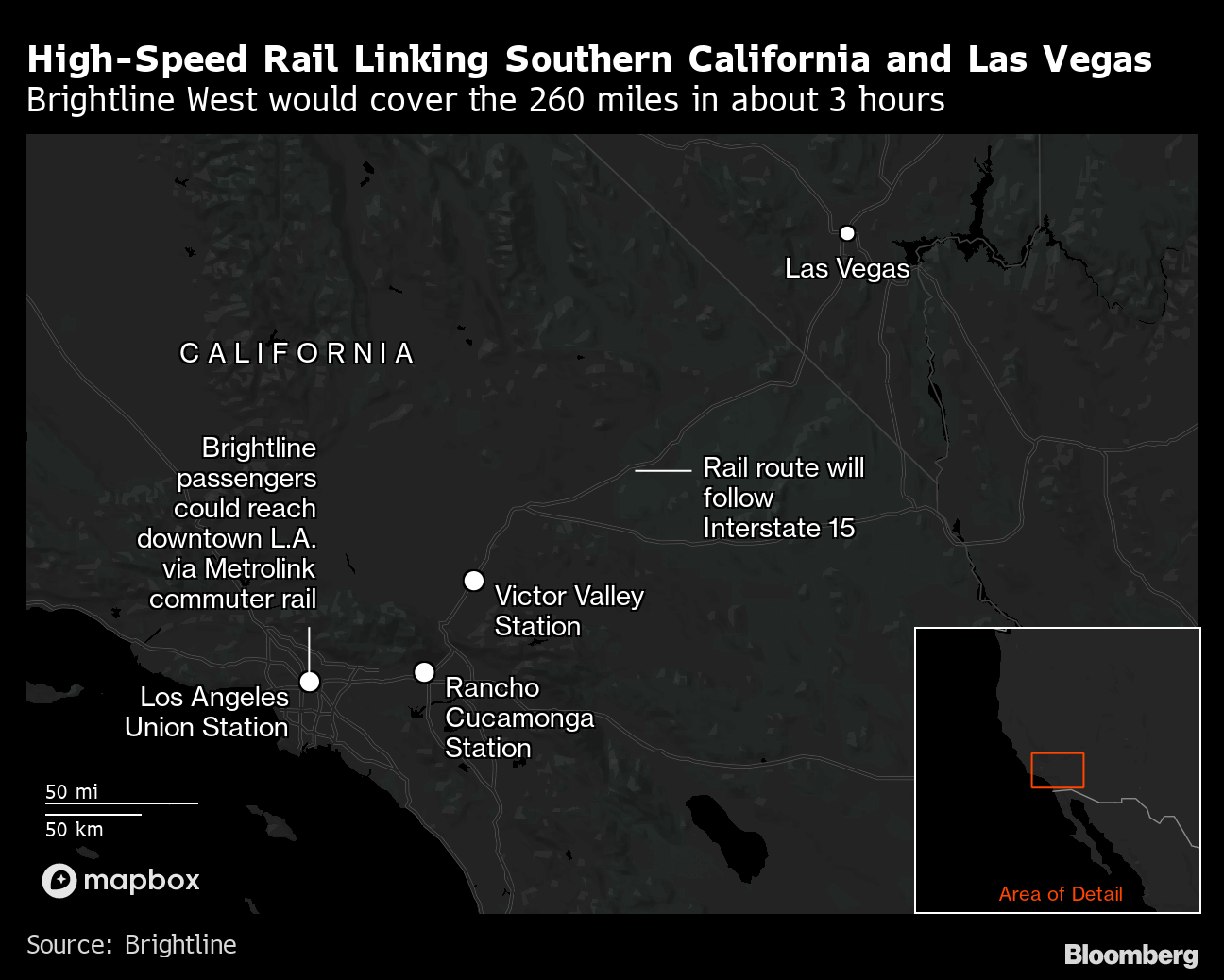 High-Speed Train From California to Vegas Could Be a Reality