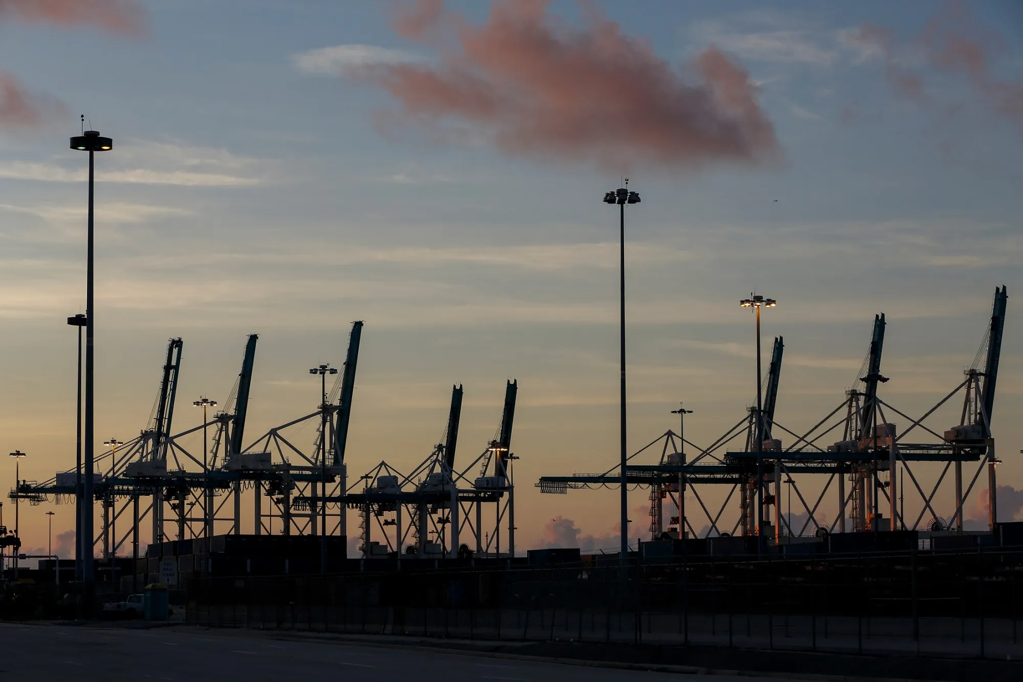 The South Florida Container Terminal&nbsp;in Miami.&nbsp;
