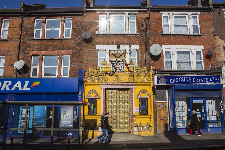 Sri Merupuram Maha Pathirakali Amman Thevasthanam Hindu Temple in Walthamstow, East London.