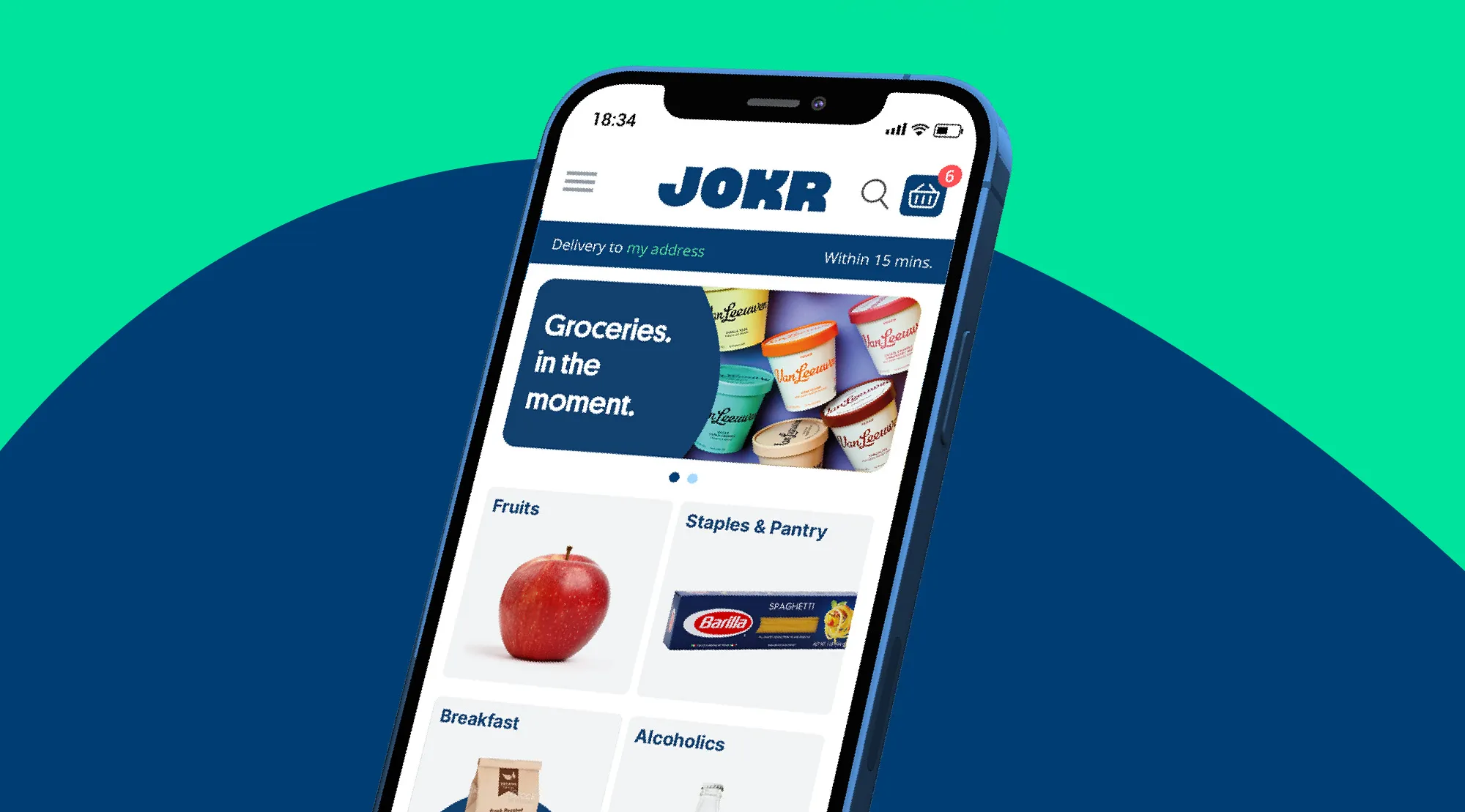 JOKR grocery handout