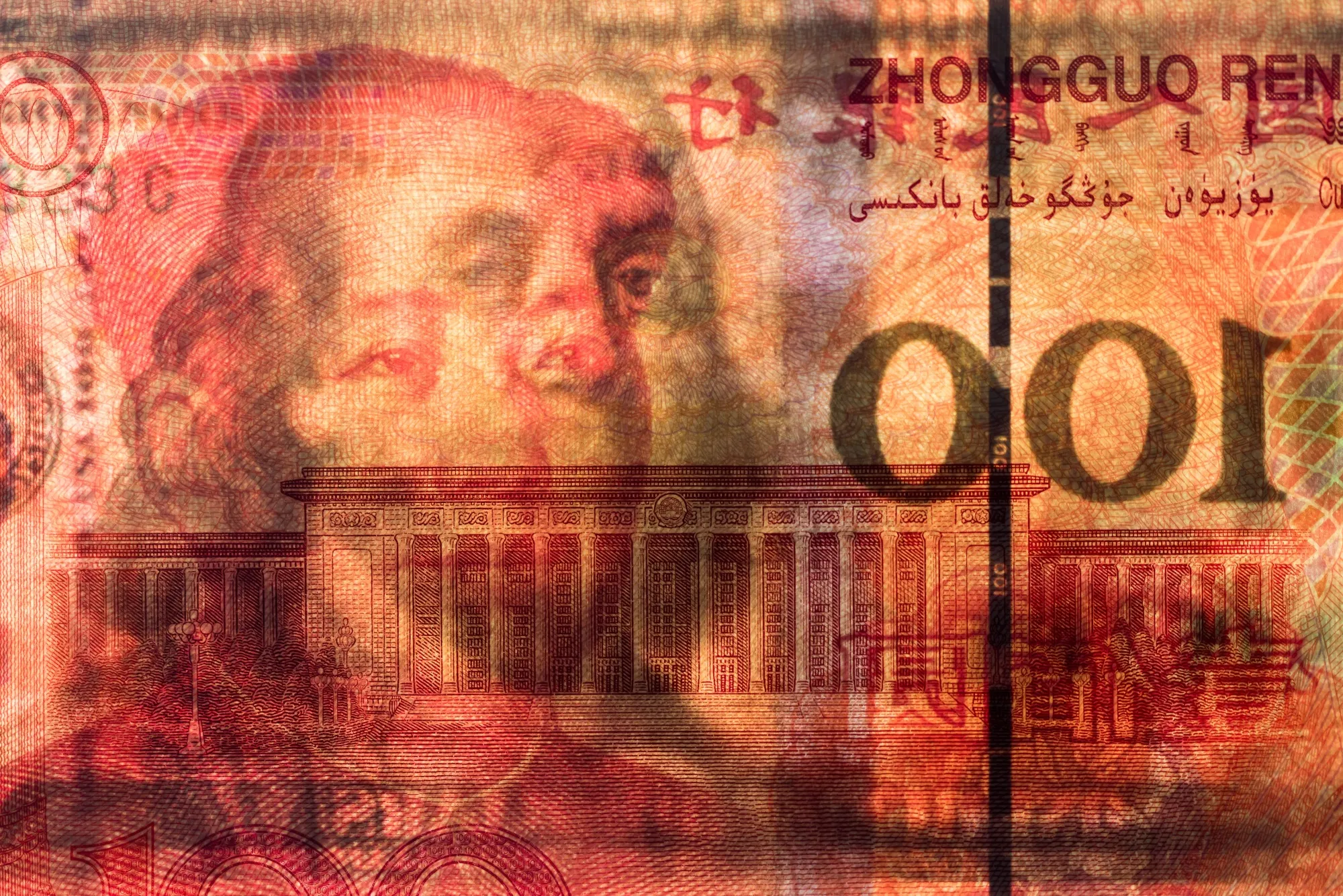 Chinese Yuan, Hong Kong Dollar and U.S. Dollar Banknotes