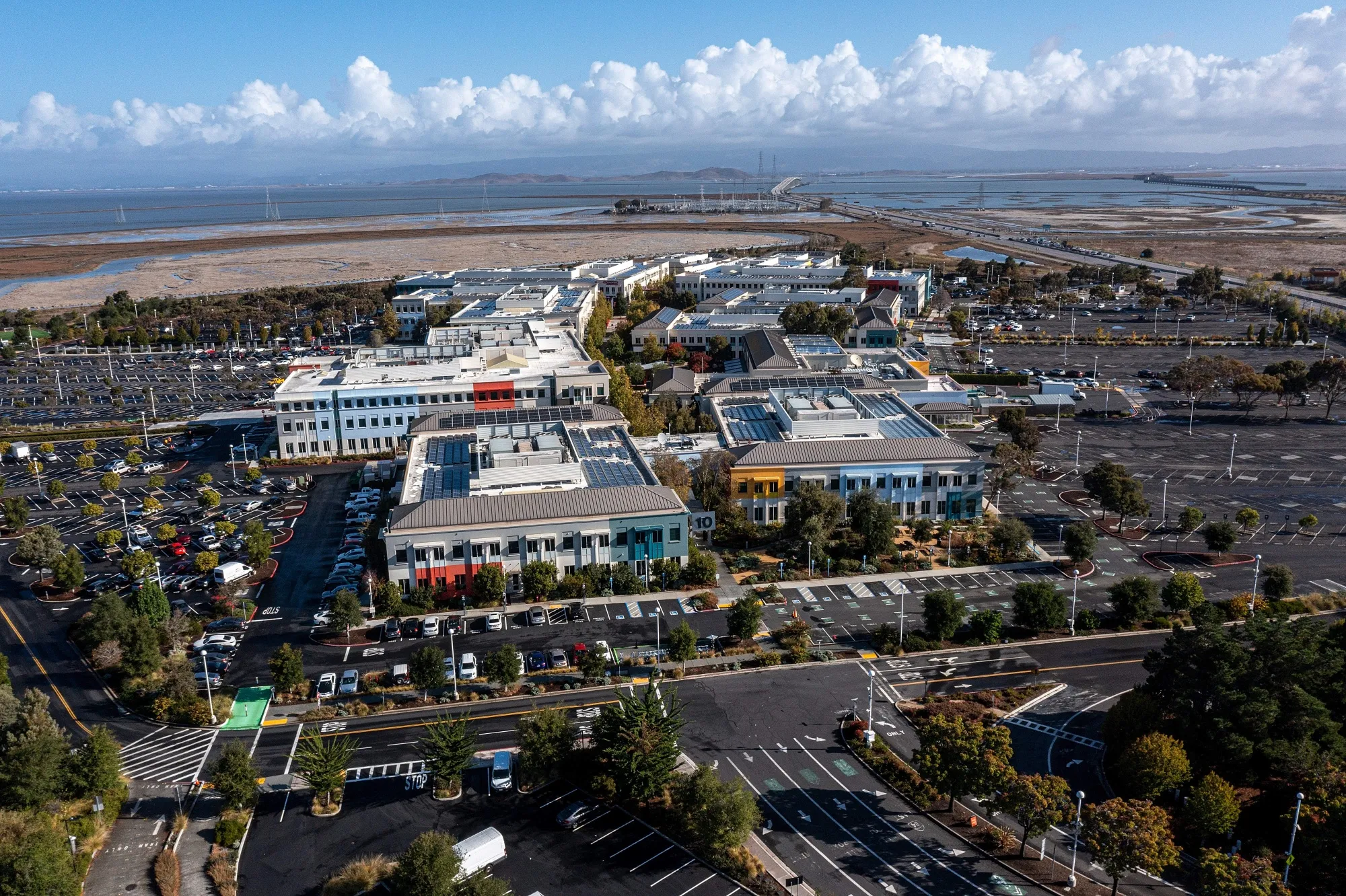 Facebook Headquarters As Company Plans To Rebrand With New Name