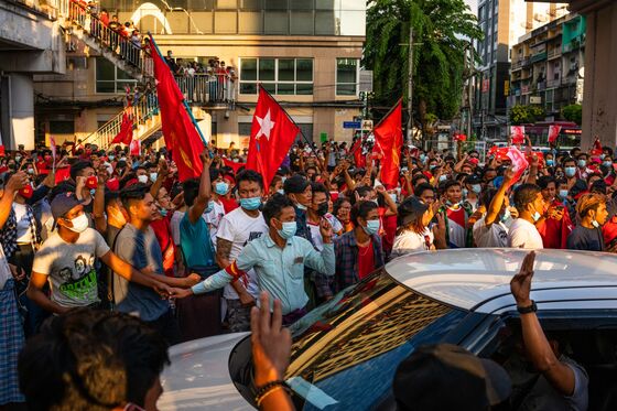 U.K. Sees Myanmar Coup as Irreversible, Risk of Violence Rising