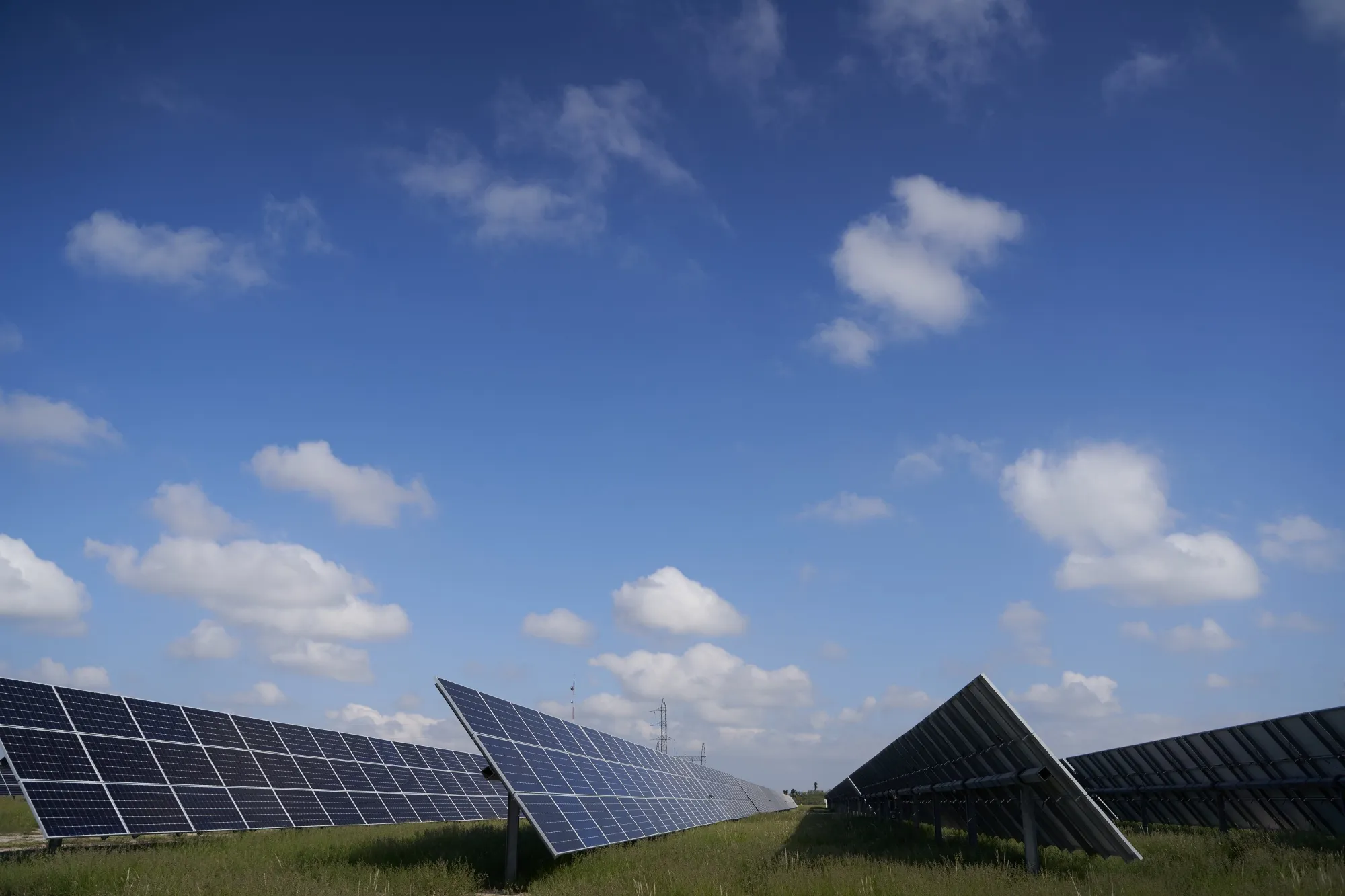 Photovoltaic panels at the Salsipuedes solar plant in Villa de Arista, San Luis Potosi state, Mexico, on Friday, Oct. 8, 2021.