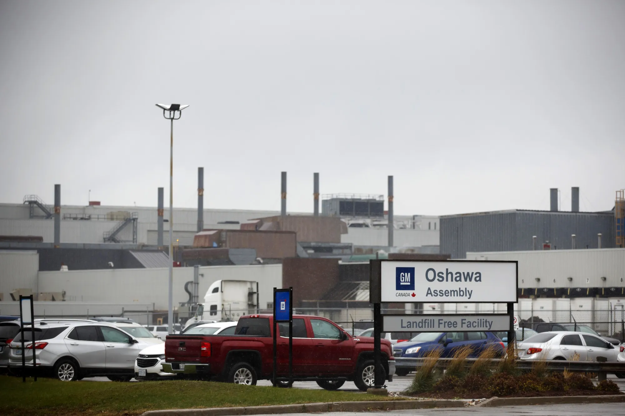 The General Motors Co. Oshawa assembly plant in Oshawa, Ontario