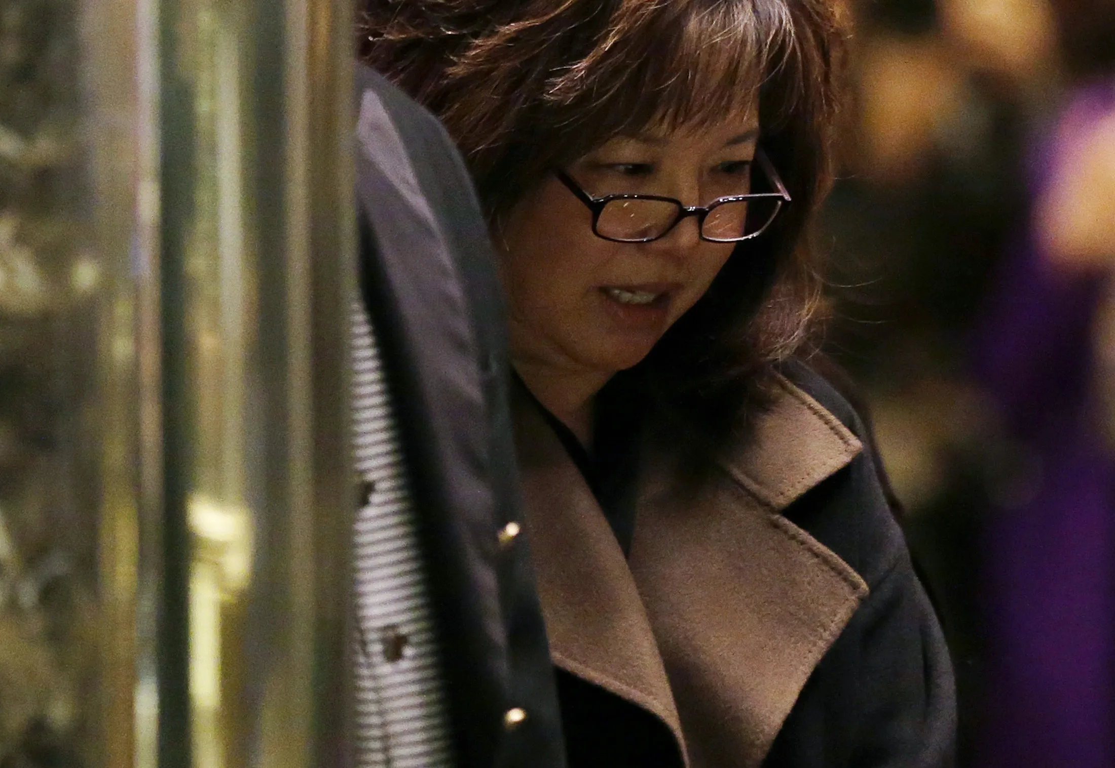 Debra Wong Yang at Trump Tower in New York, on Dec. 5, 2016.
