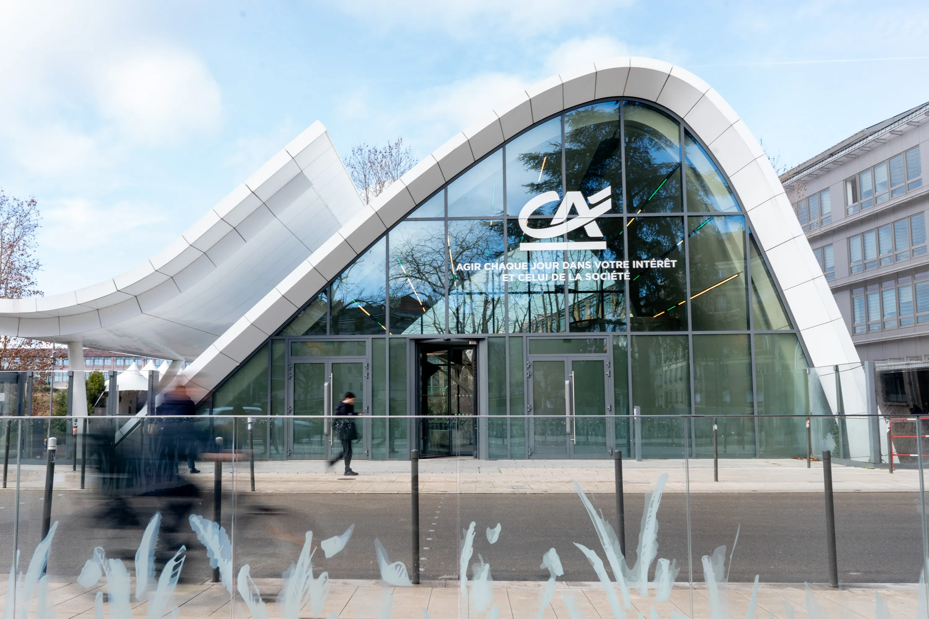 The Credit Agricole SA Campus in Paris.