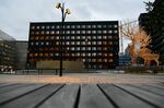 The Sveriges Riksbank building in Stockholm, Sweden.