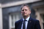 Grant Shapps following the weekly cabinet meeting at 10 Downing Street&nbsp;in London, on Jan. 17.