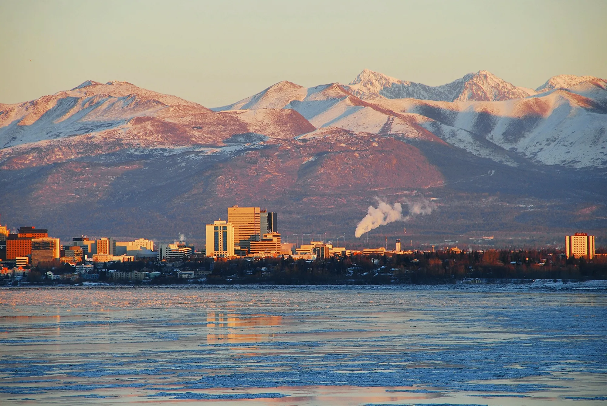Anchorage, at the head of the Cook Inlet, Alaska.