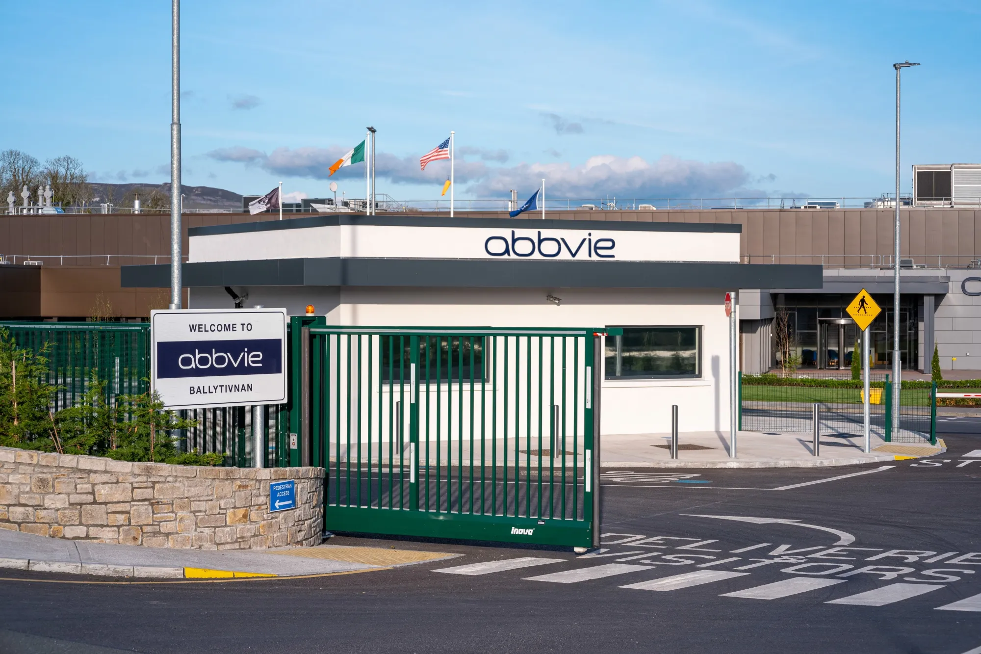 An AbbVie Inc. pharmaceutical manufacturing facility in Sligo, Ireland.