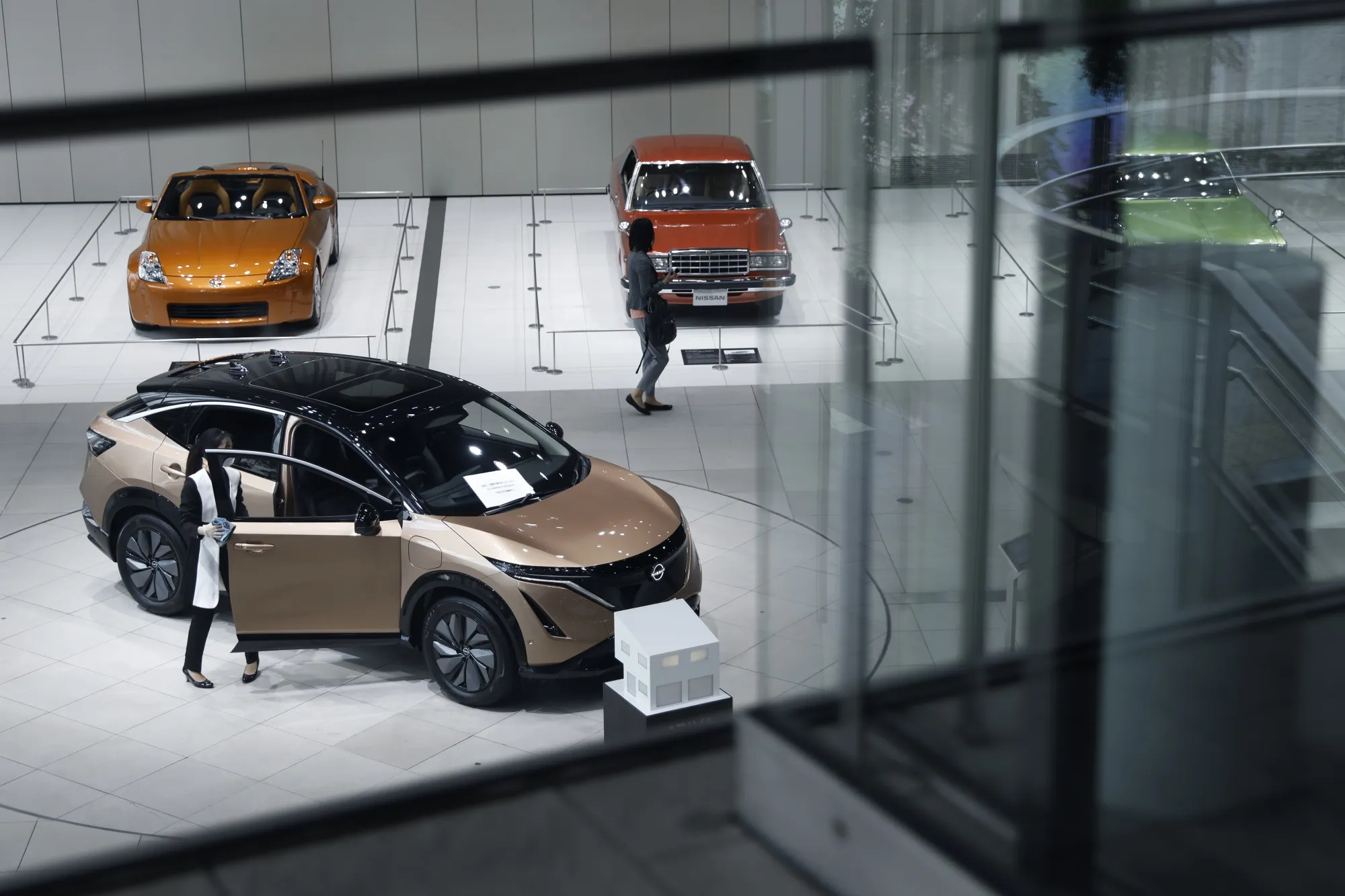A showroom at the company's global headquarters in Yokohama, Japan.&nbsp;