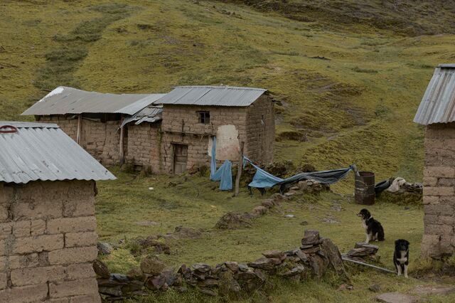 La casa de Flavio, que ahora está abandonada, en el sector Llacto en la comunidad de Chillihuani