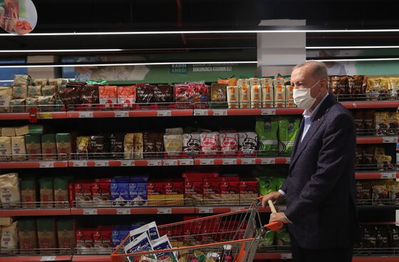 Erdogan Turns to Food Coops as Turkish Inflation Jumps Again