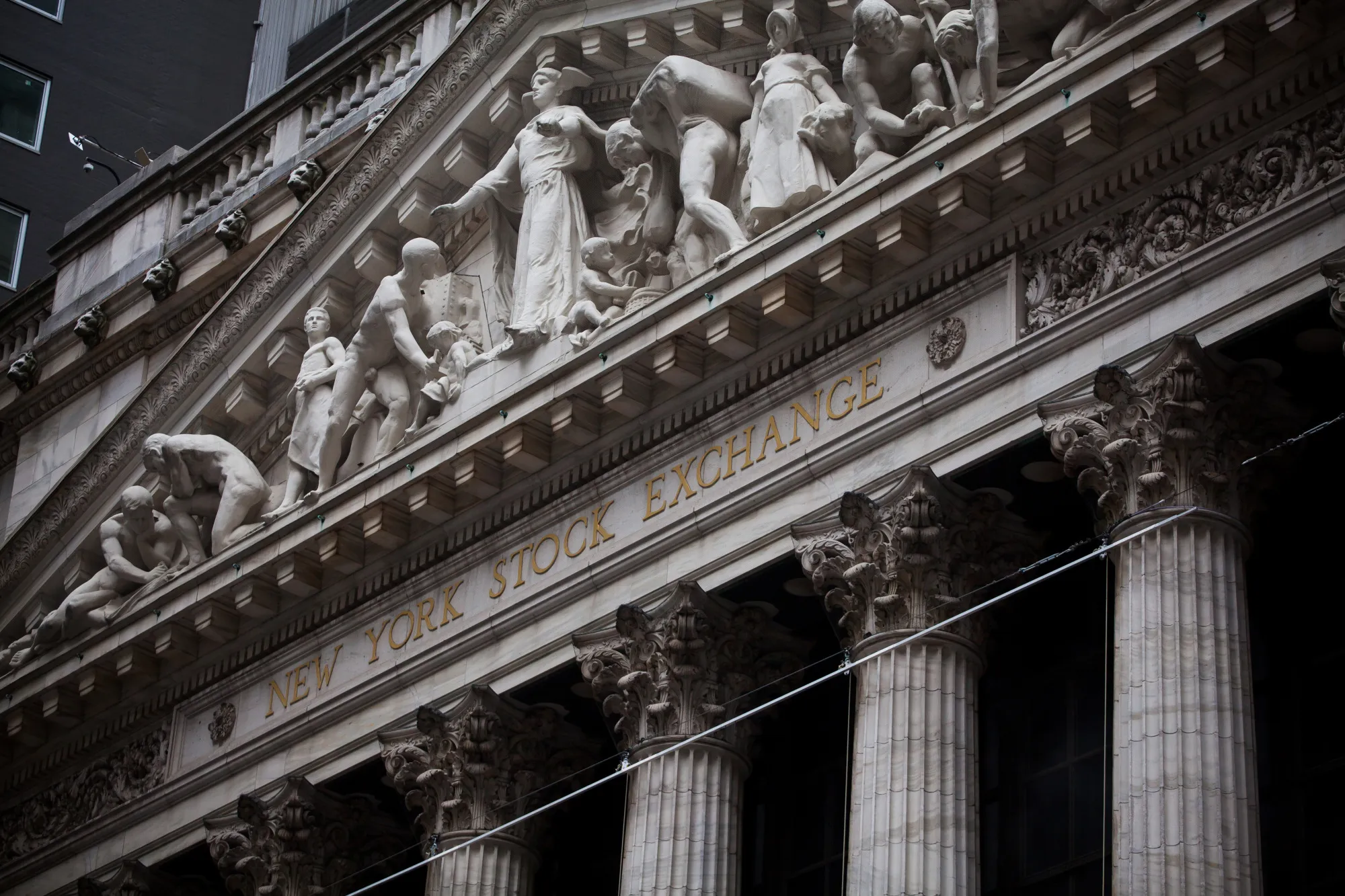 The New York Stock Exchange (NYSE) in New York.