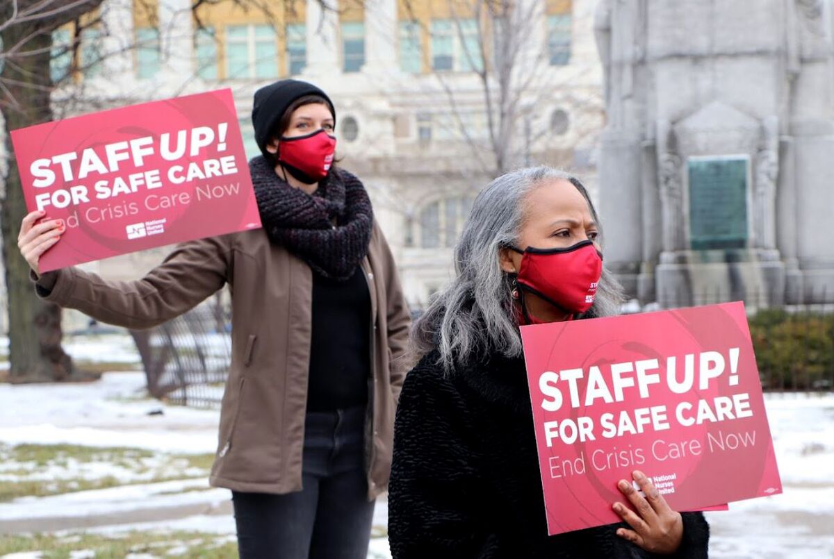 US Nurses Protest to Highlight Working Conditions During Covid as ...