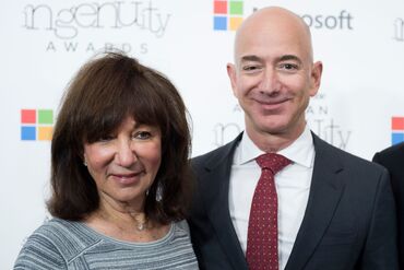 Jackie and Jeff Bezos