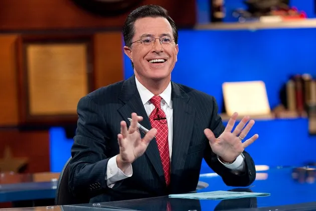 CBS Taps the Real Stephen Colbert as David Letterman's Replacement on 'Late  Show' - Bloomberg