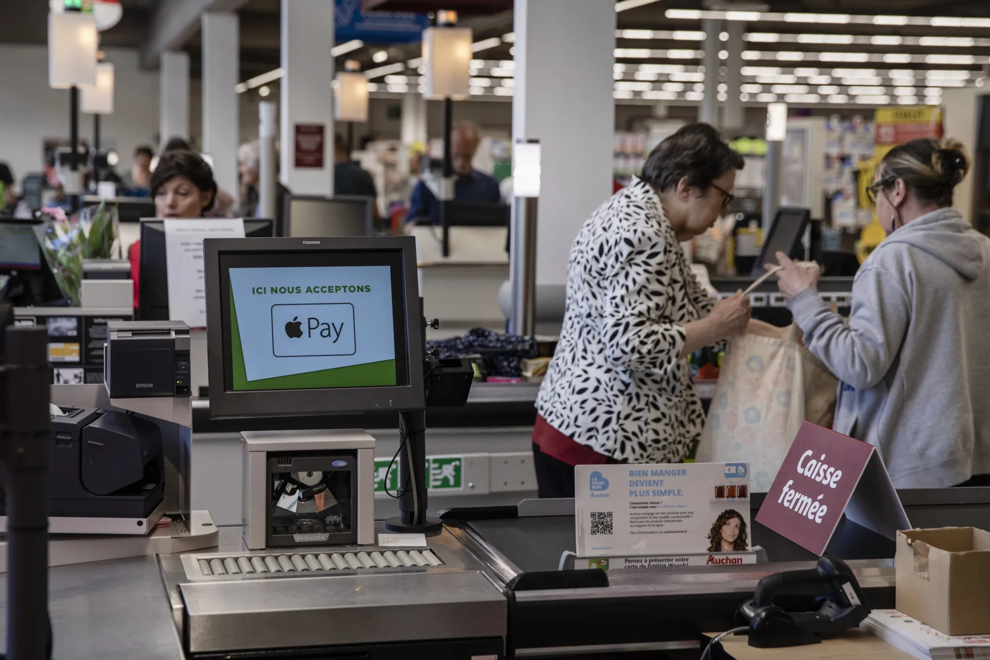 Inside An Auchan Retail SA Supermarket As French Grocery Market Competition Increases 