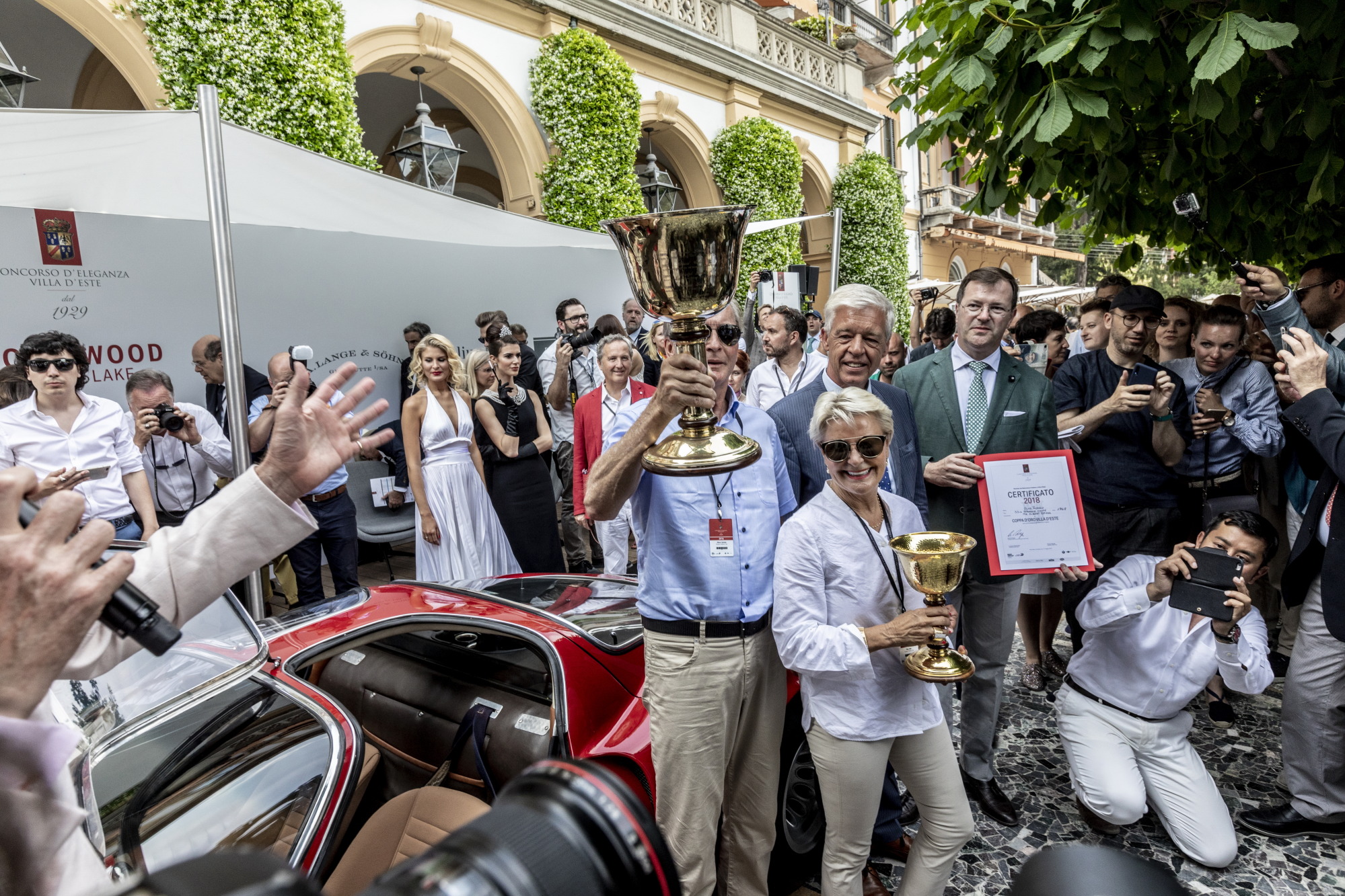 five of the world's rarest automobiles at the concorso d'eleganza 2018