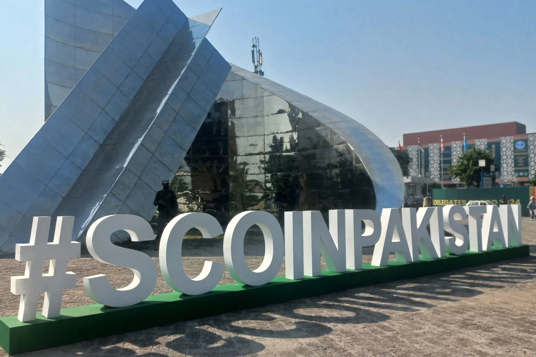 The SCO summit&nbsp;in Islamabad on Oct. 16.