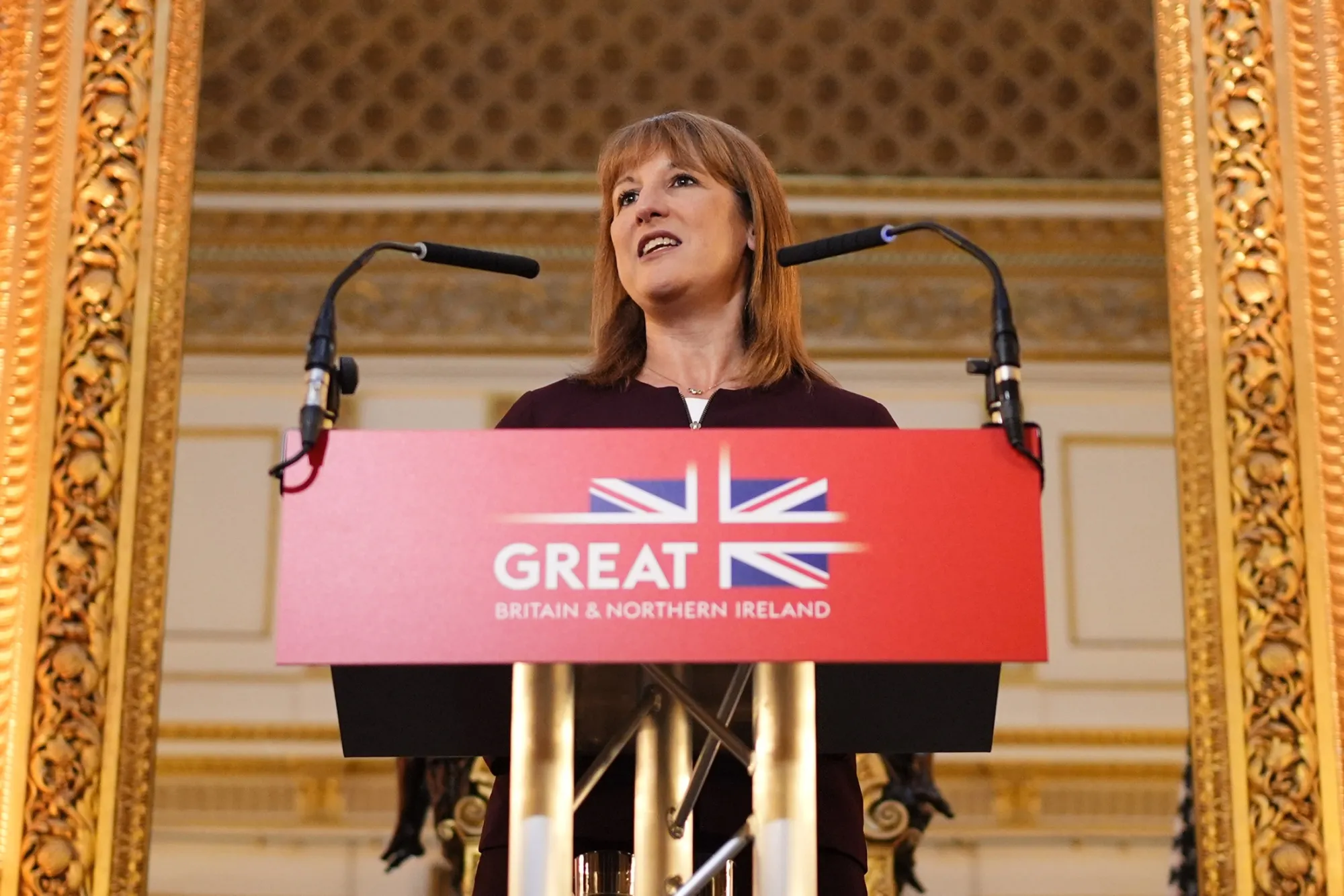 Rachel Reeves during a business reception in London on Sept. 18.