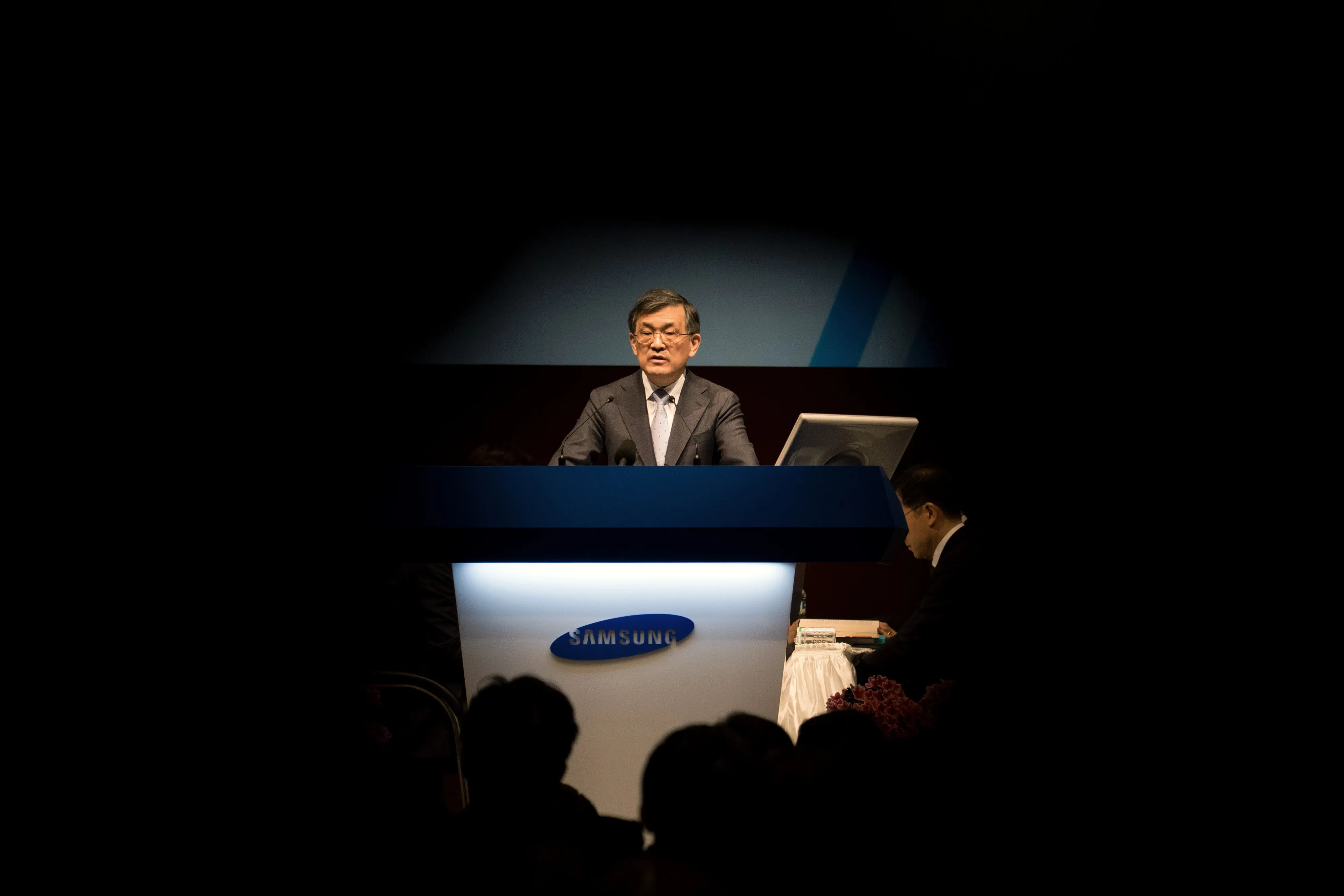 Samsung Electronics Vice-Chairman Kwon Oh-hyun Attends Company's General Shareholders Meeting