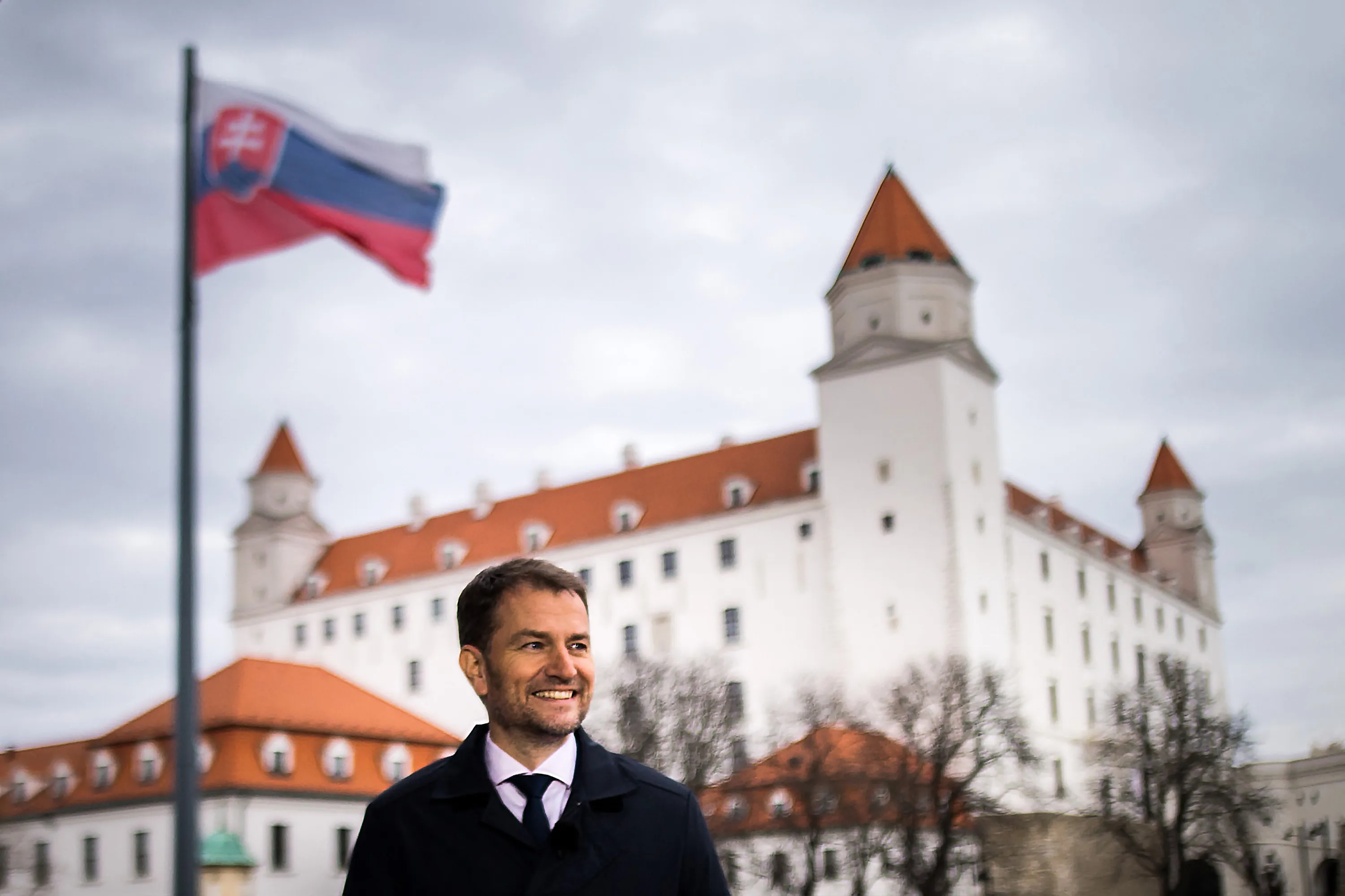 Igor Matovic in Bratislava.