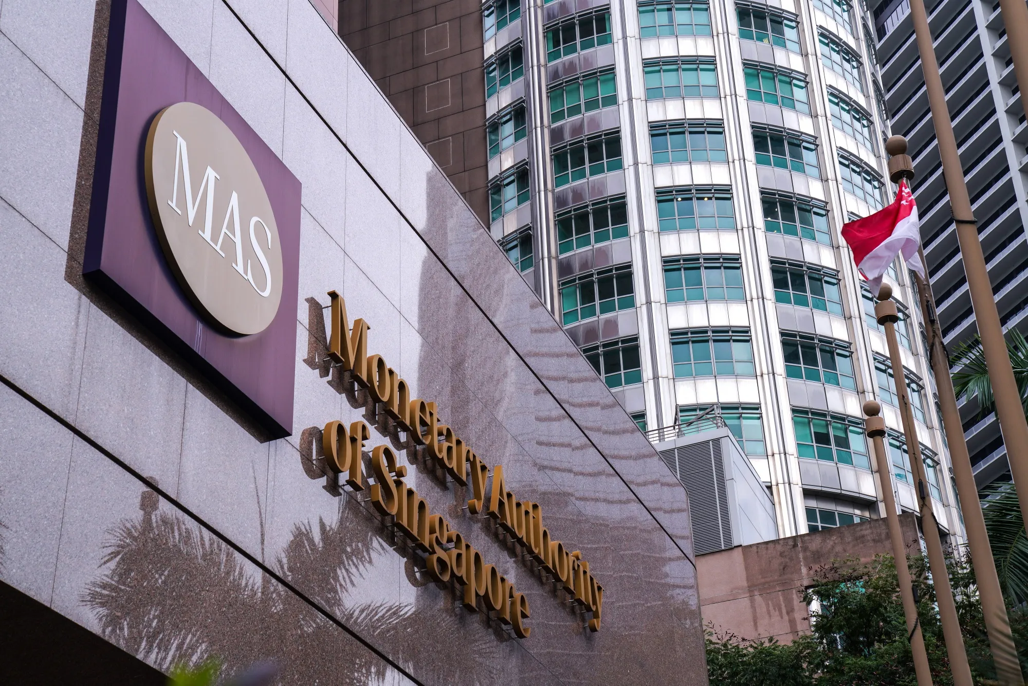 The Monetary Authority of Singapore&nbsp;headquarters in Singapore.