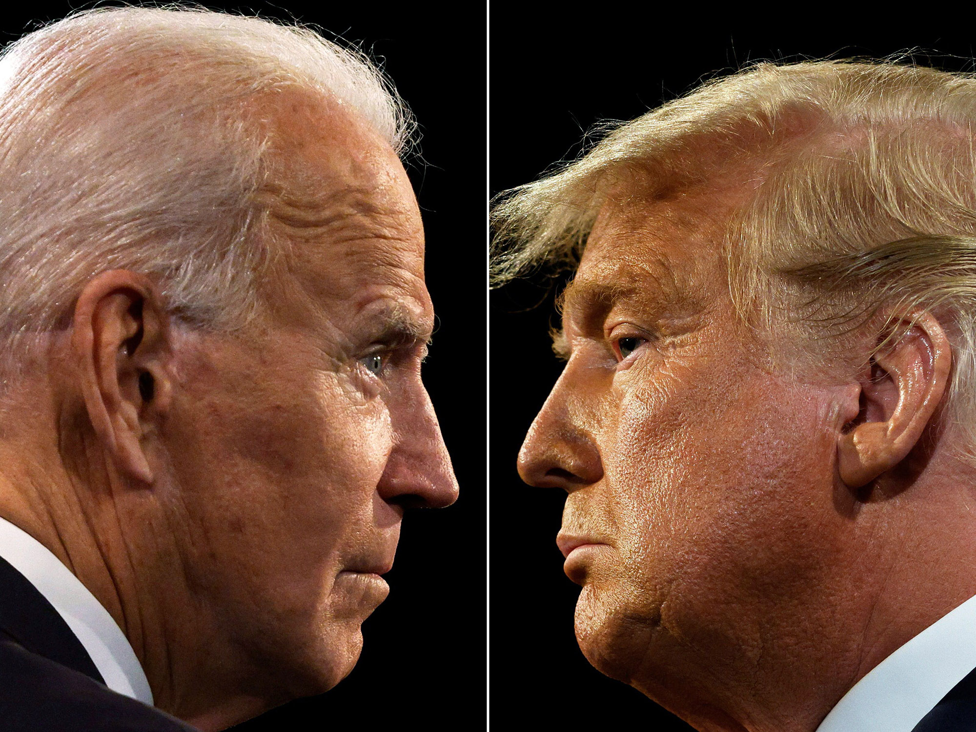 Biden e Trump se enfrentam em primeiro debate nesta semana - Foto: Jim Bourg/AFP/Getty Images