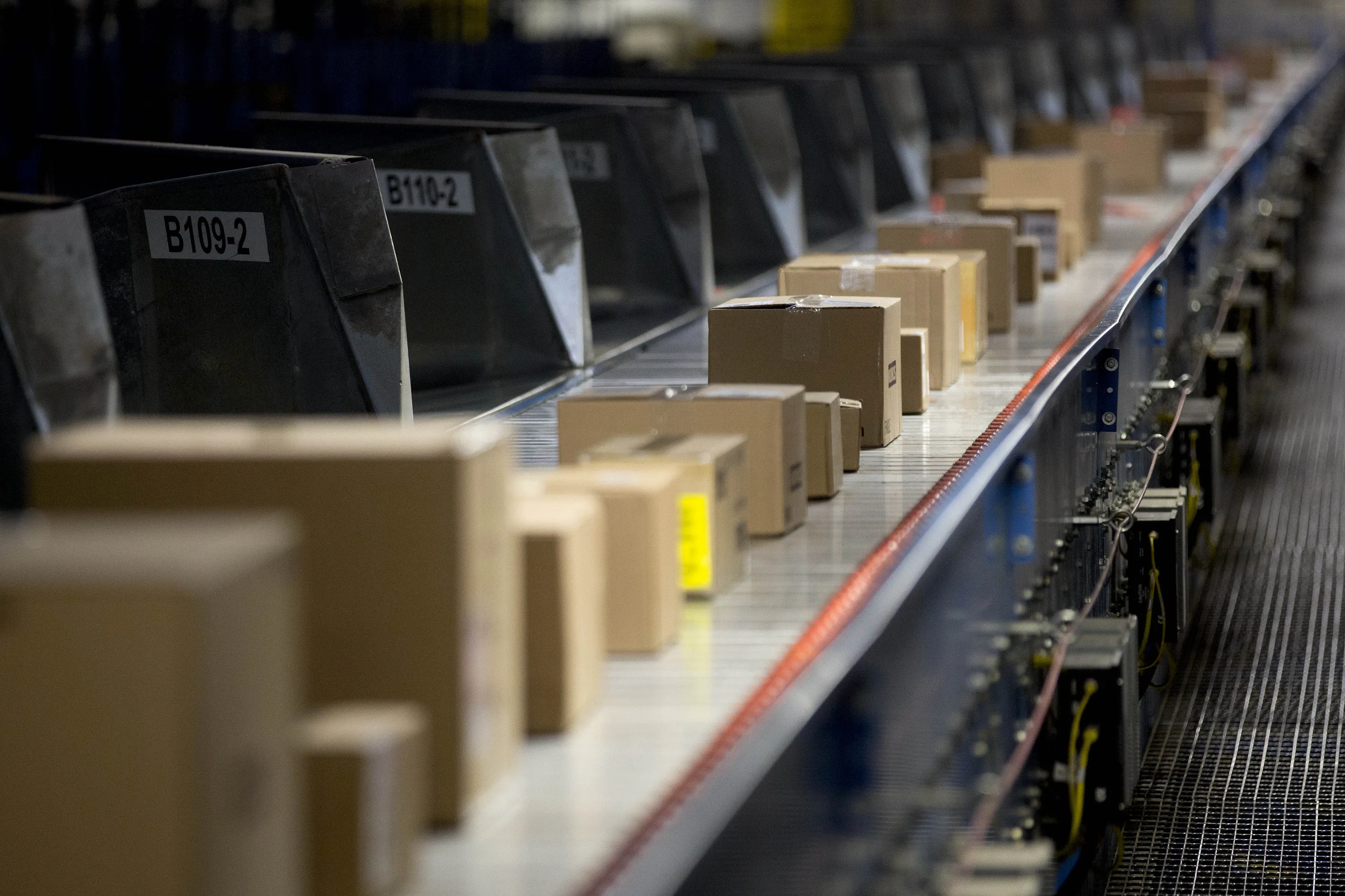 Operations At A FedEx Ground Facility Ahead Of Earnings