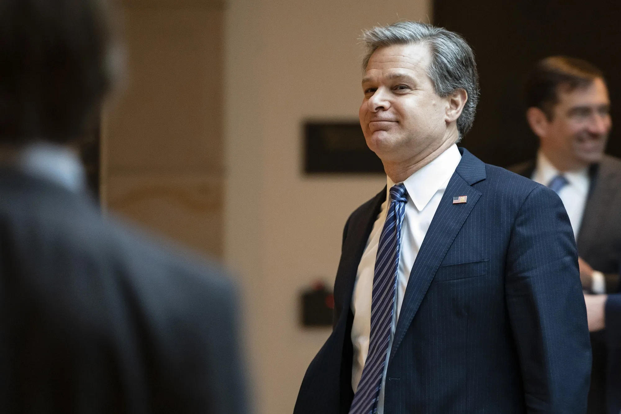 Christopher Wray in Washington, D.C., on March 10.