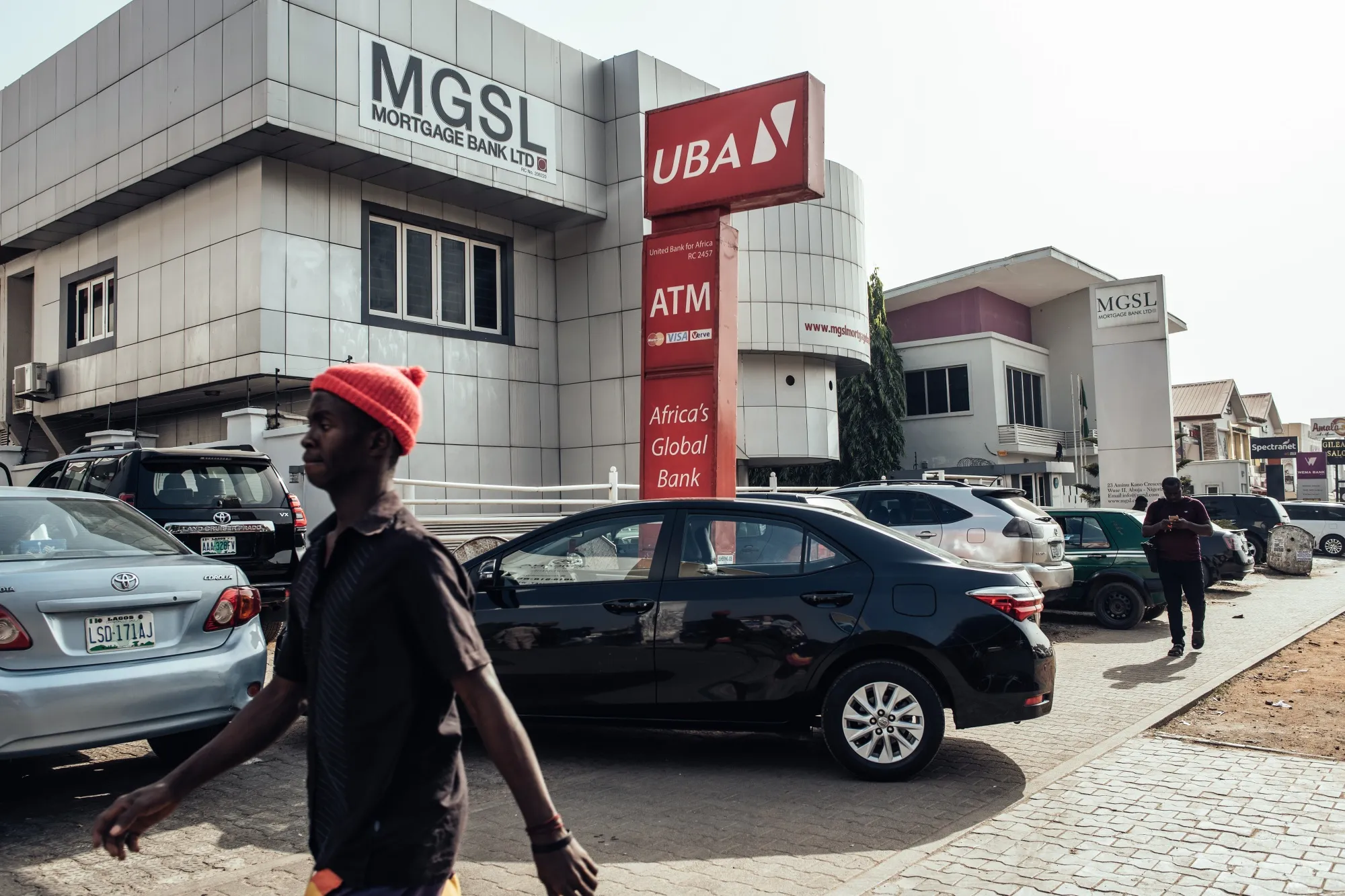 A United Bank of Africa branch in Abuja, Nigeria.