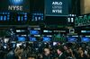 Arlo Technologies Inc. signage is displayed during the company's initial public offering (IPO) at the New York Stock Exchange in New York, U.S., on Friday, Aug. 3, 2018. Emerging markets climbed after U.S. jobs data reinforced bets on gradual Federal Reserve hikes -- overshadowing concern over a trade war between the world’s two biggest economies.