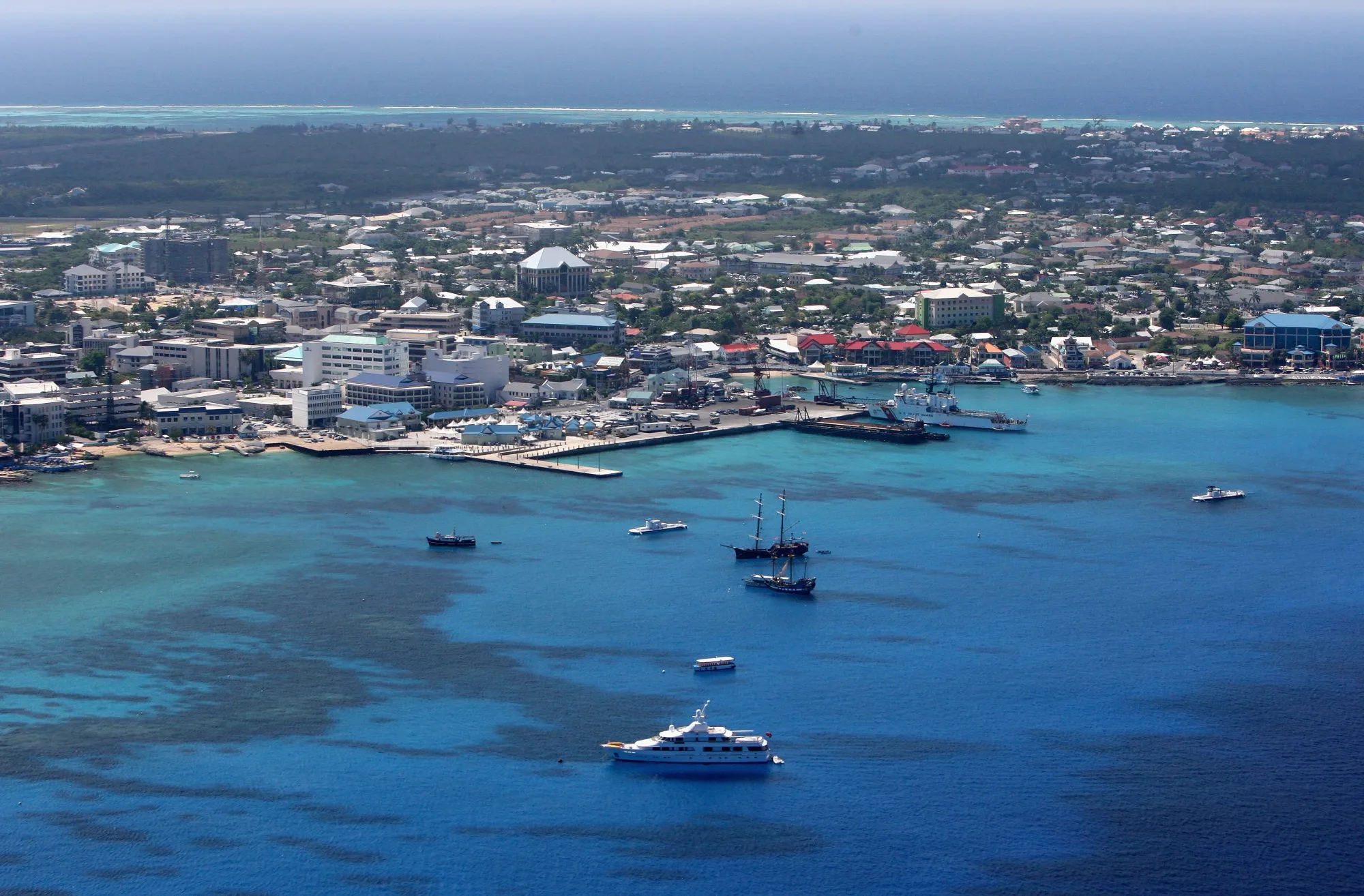 George Town in Grand Cayman, Cayman Islands.