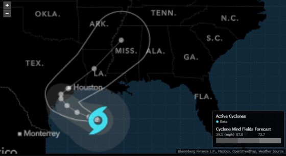 Slow-Moving Storm Beta Set to Drench Texas, Louisiana Coasts
