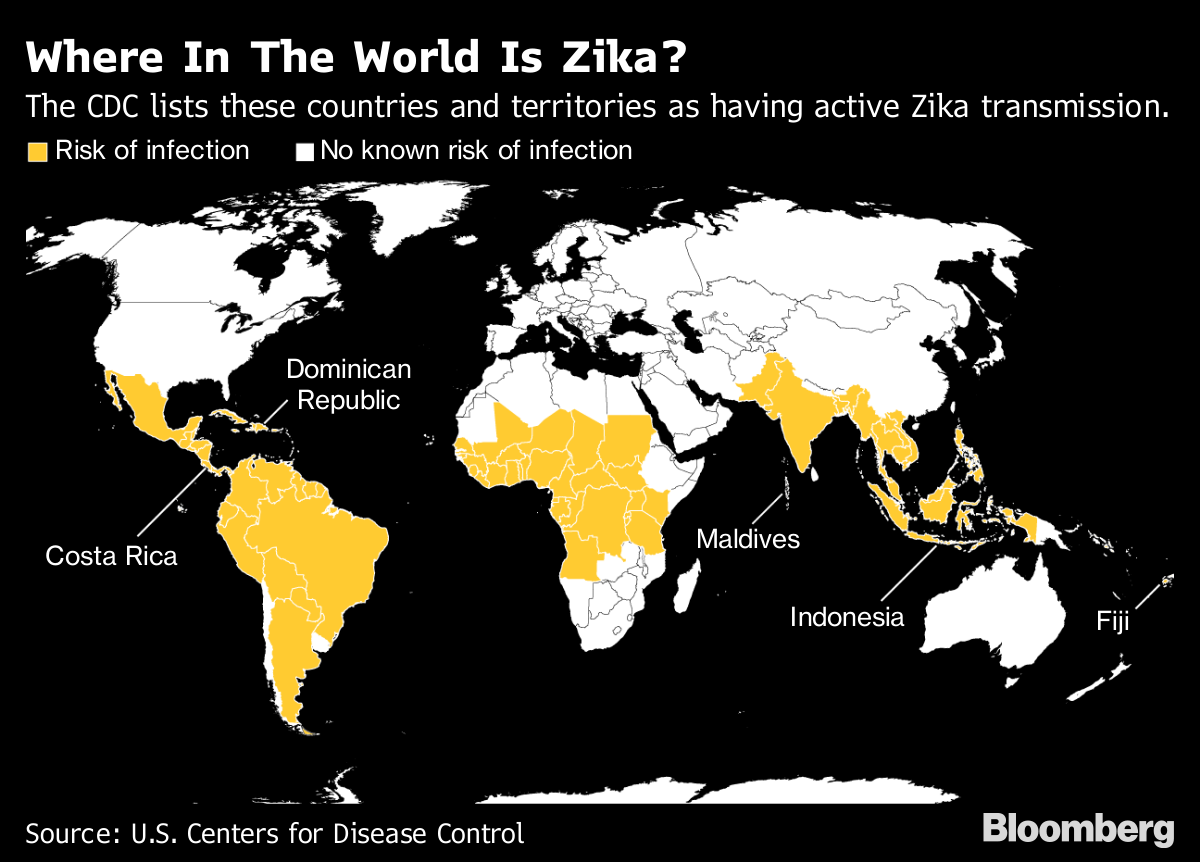 Does The Caribbean Still Have Zika Virus WHO CDC Travel Warning Bloomberg