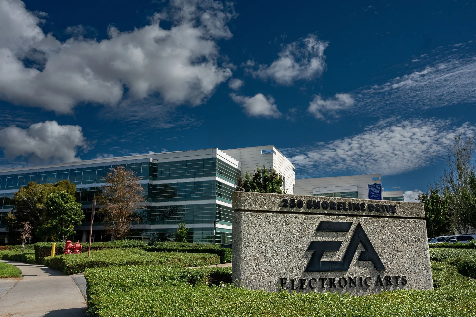 The Electronic Arts headquarters in Redwood City, California.