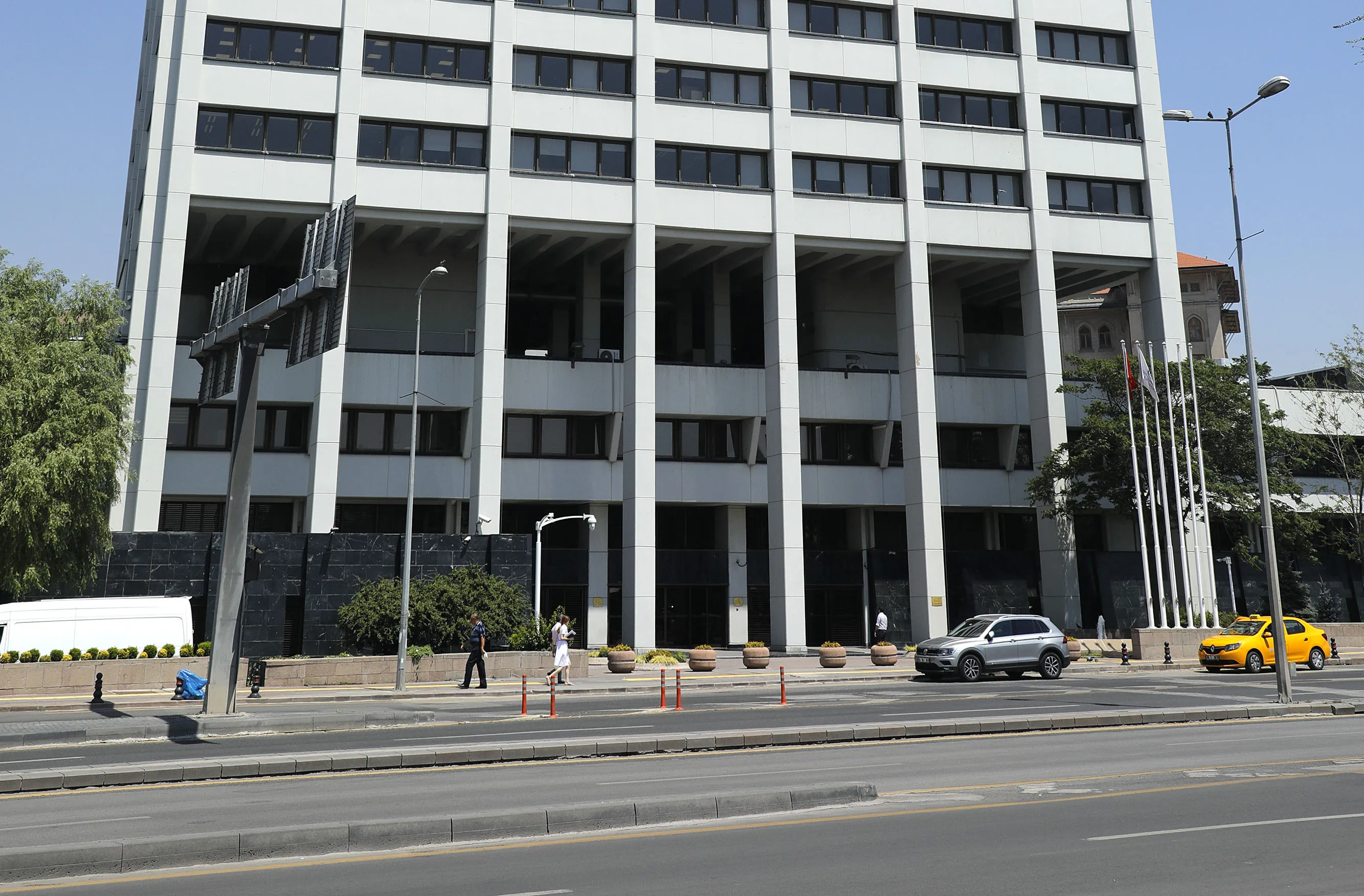 The Turkish central bank in Ankara.