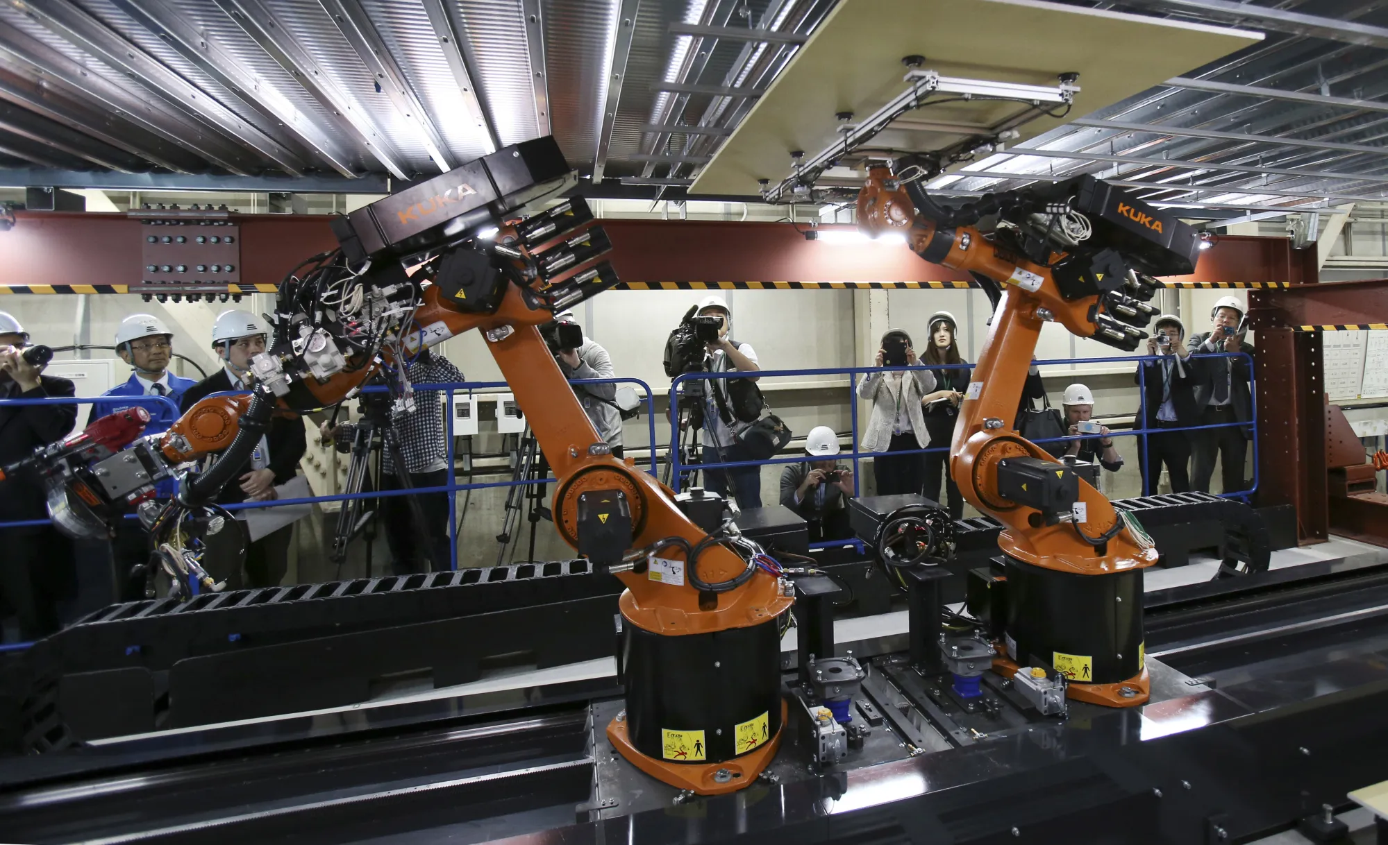 Shimizu Corp.’s construction robot.