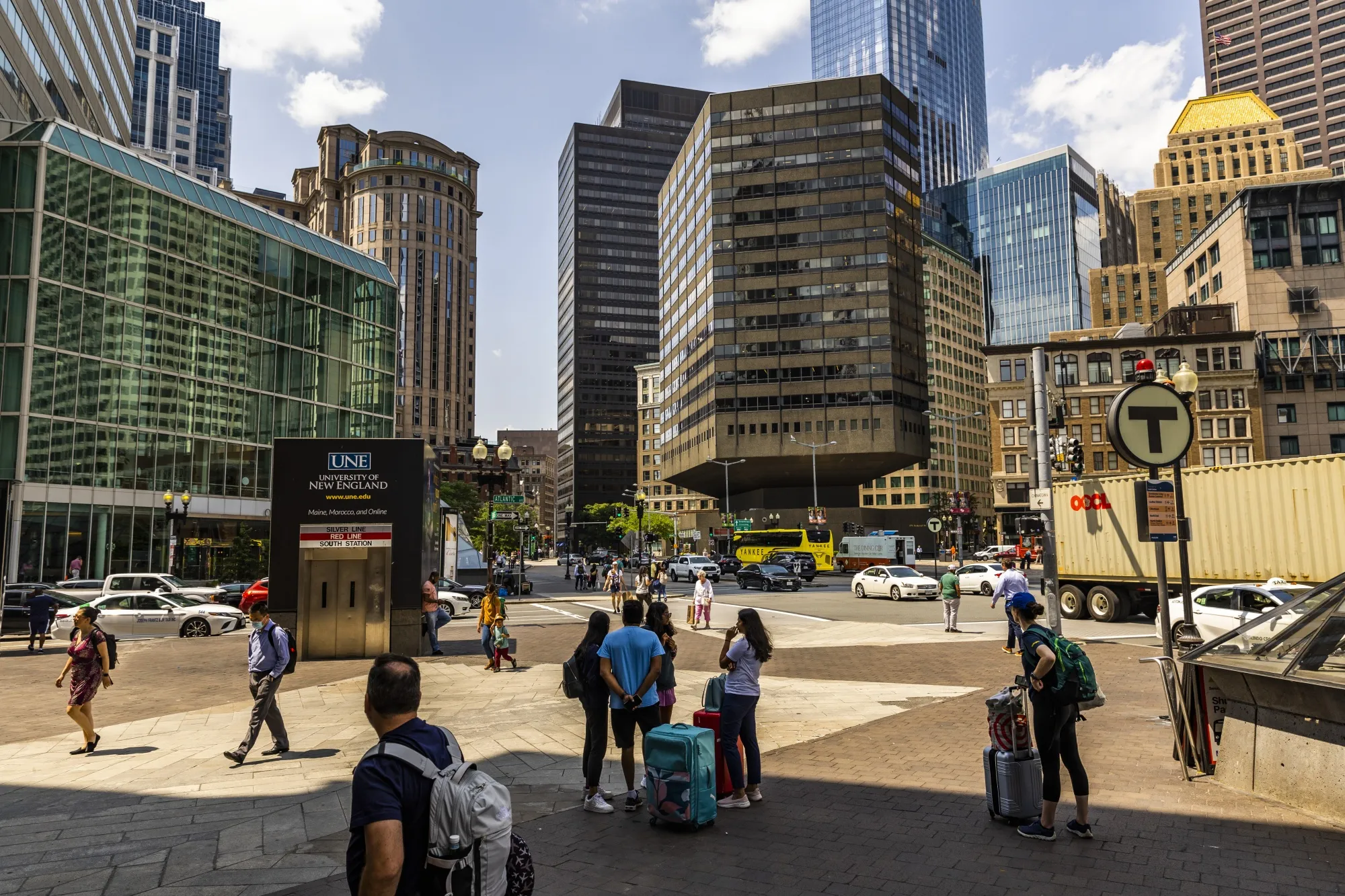 Office buildings in downtown Boston, Massachusetts.