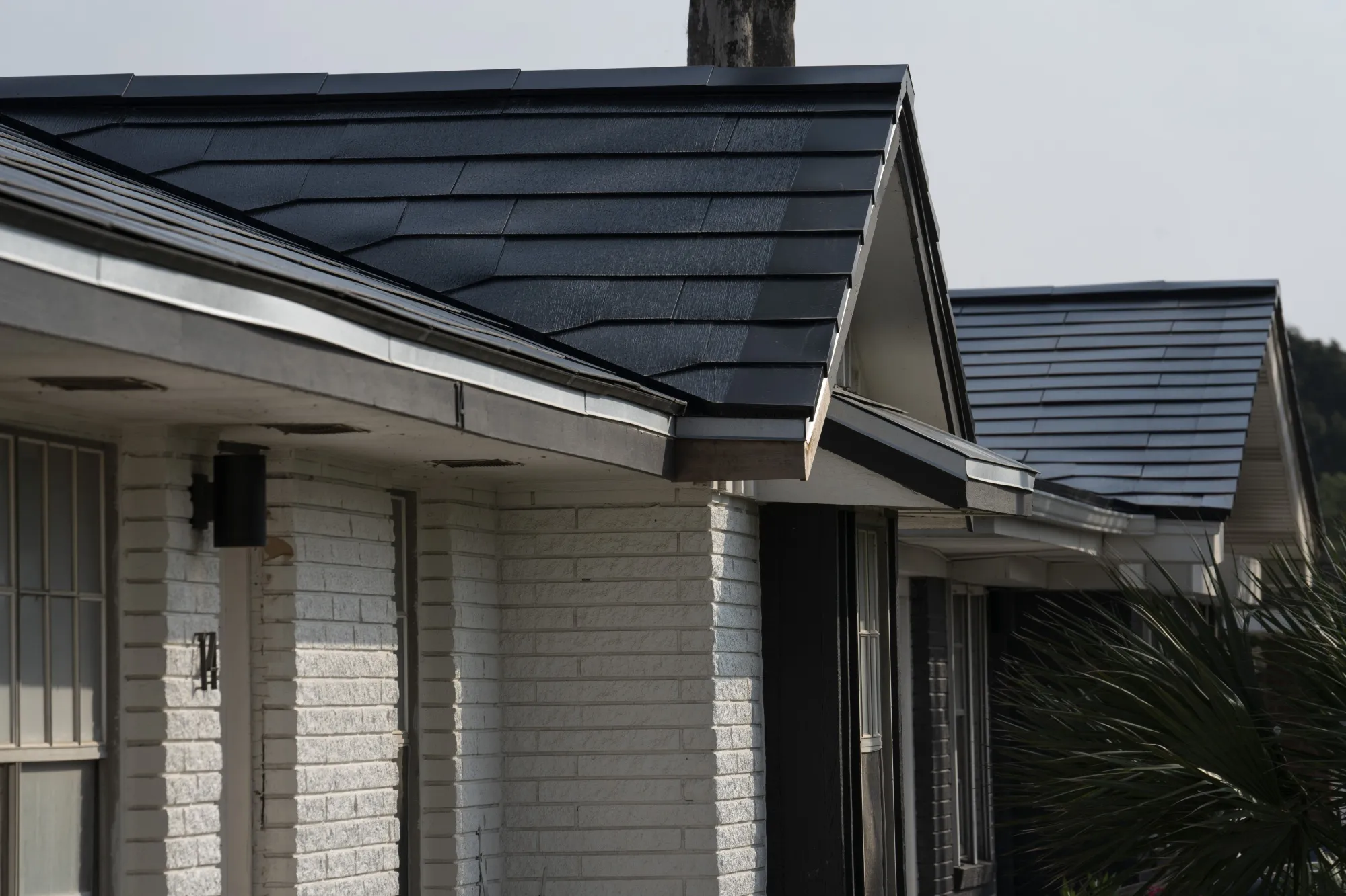 Homes with Tesla Solar Roofs&nbsp;in Boca Chica Village, Texas.