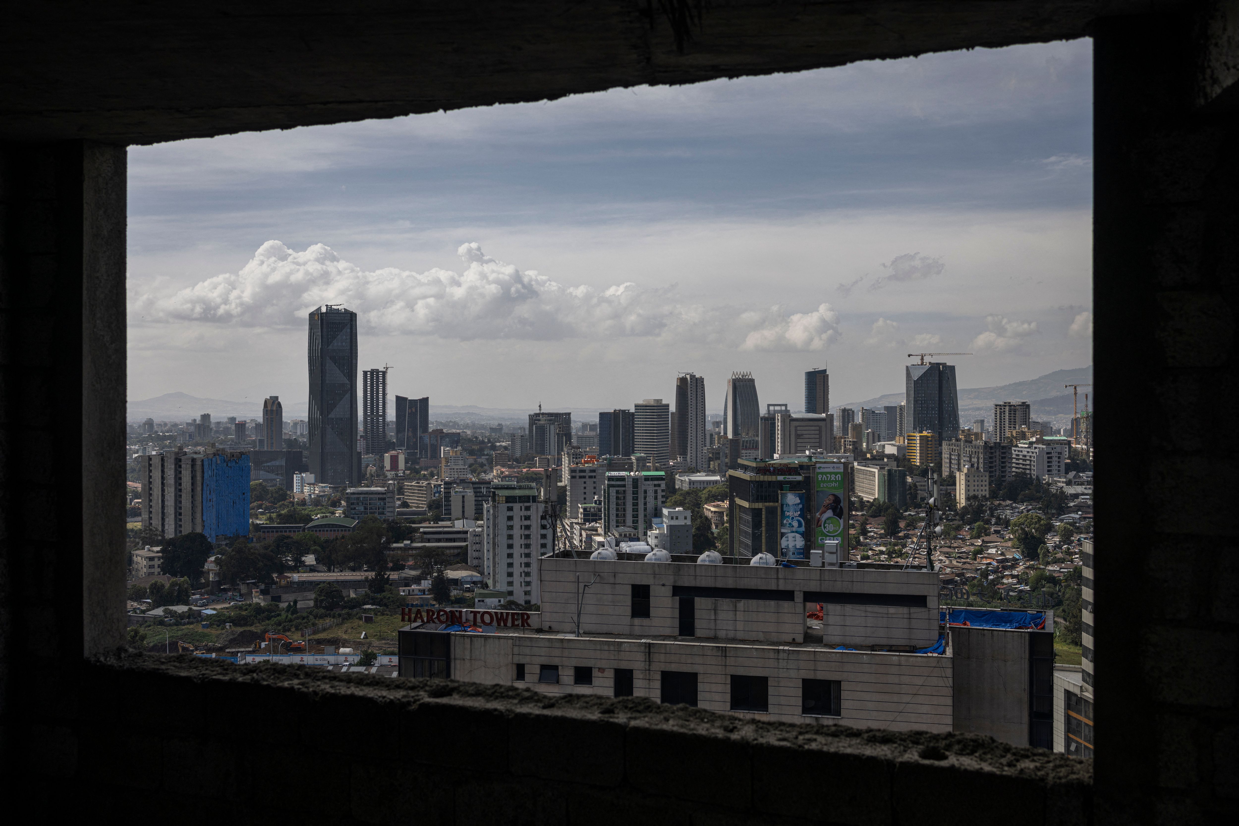 Addis Ababa, Ethiopia skyline. Photographer: Michele Spatari/AFP/Getty Images