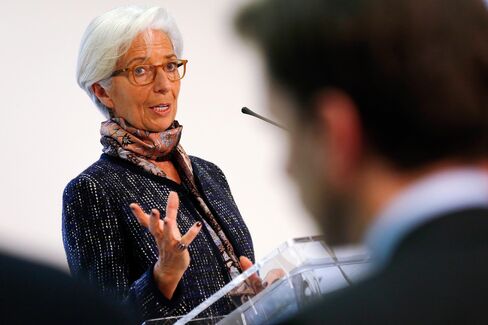 IMF Managing Director Christine Lagarde And U.K. Chancellor Of The Exchequer Hold A Joint News Conference