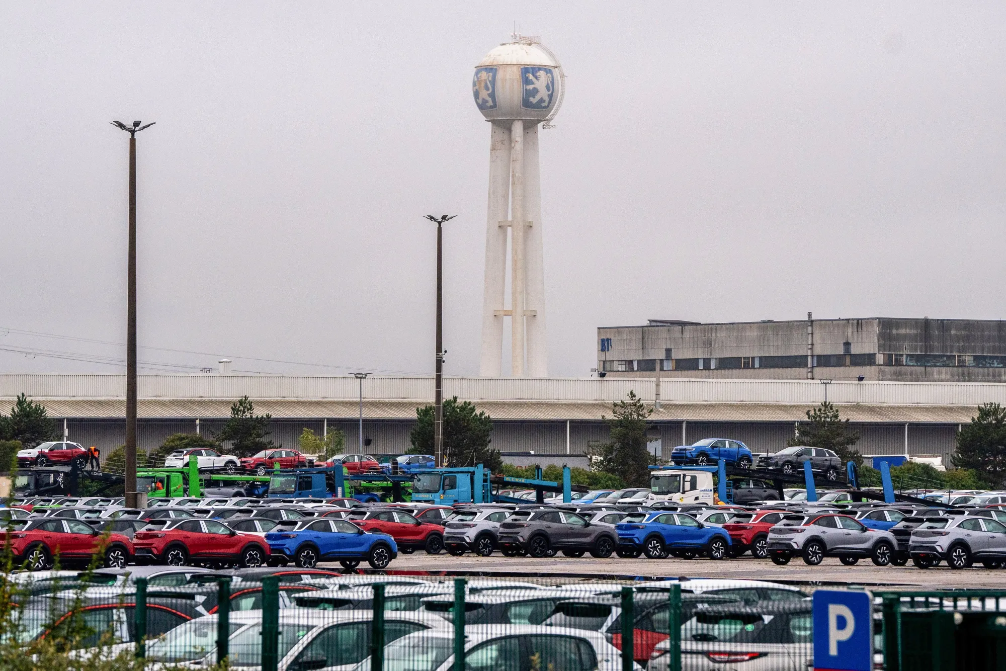 The Stellantis NV automobile plant in Poissy, France.&nbsp;