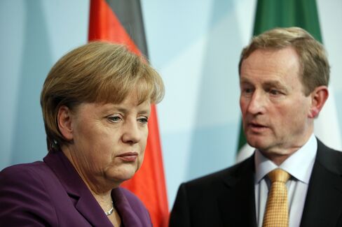 Chancellor Angela Merkel and Prime Minister Enda Kenny