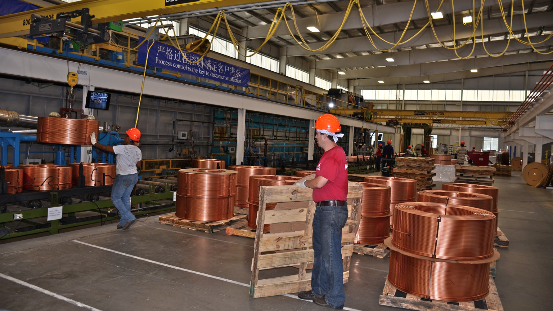 Производство необходимость. Copper Pipe Factory Laboratory. Copper Factory portrait.