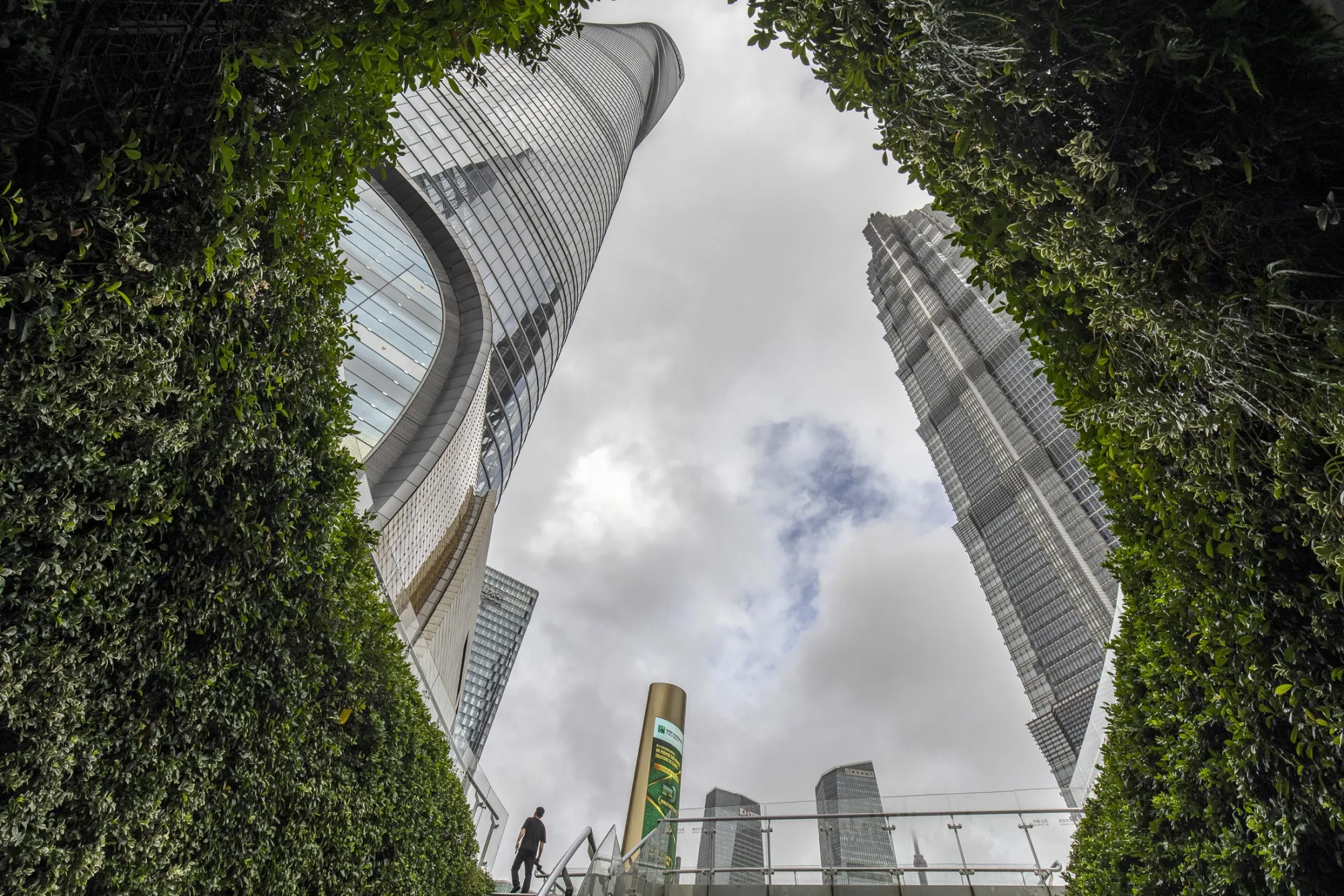 Buildings in Shanghai, on Sept. 11.&nbsp;