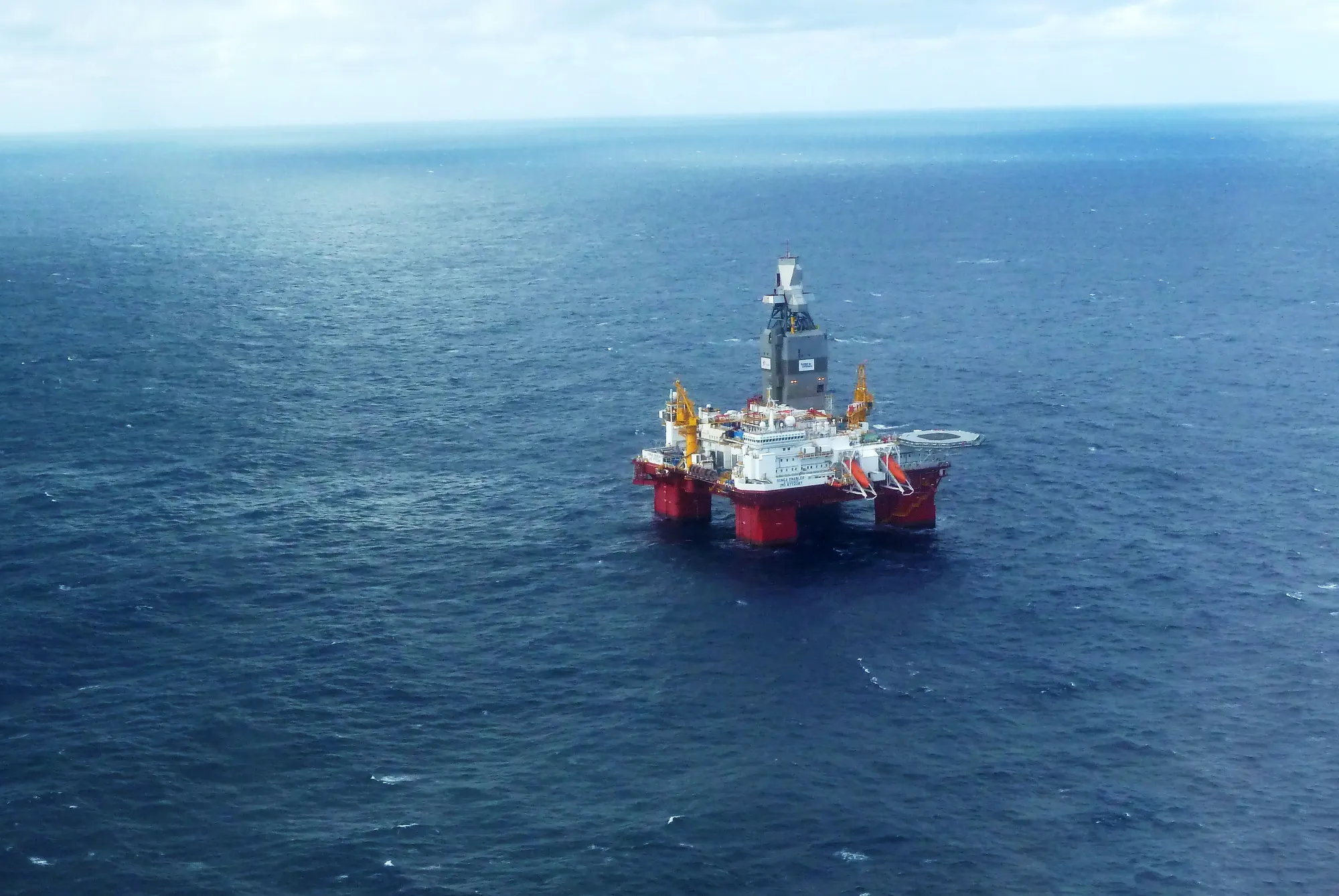 The Songa Enabler rig the Barents Sea off the coast of northern Norway,