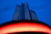The Deutsche Bank headquarters in Frankfurt.